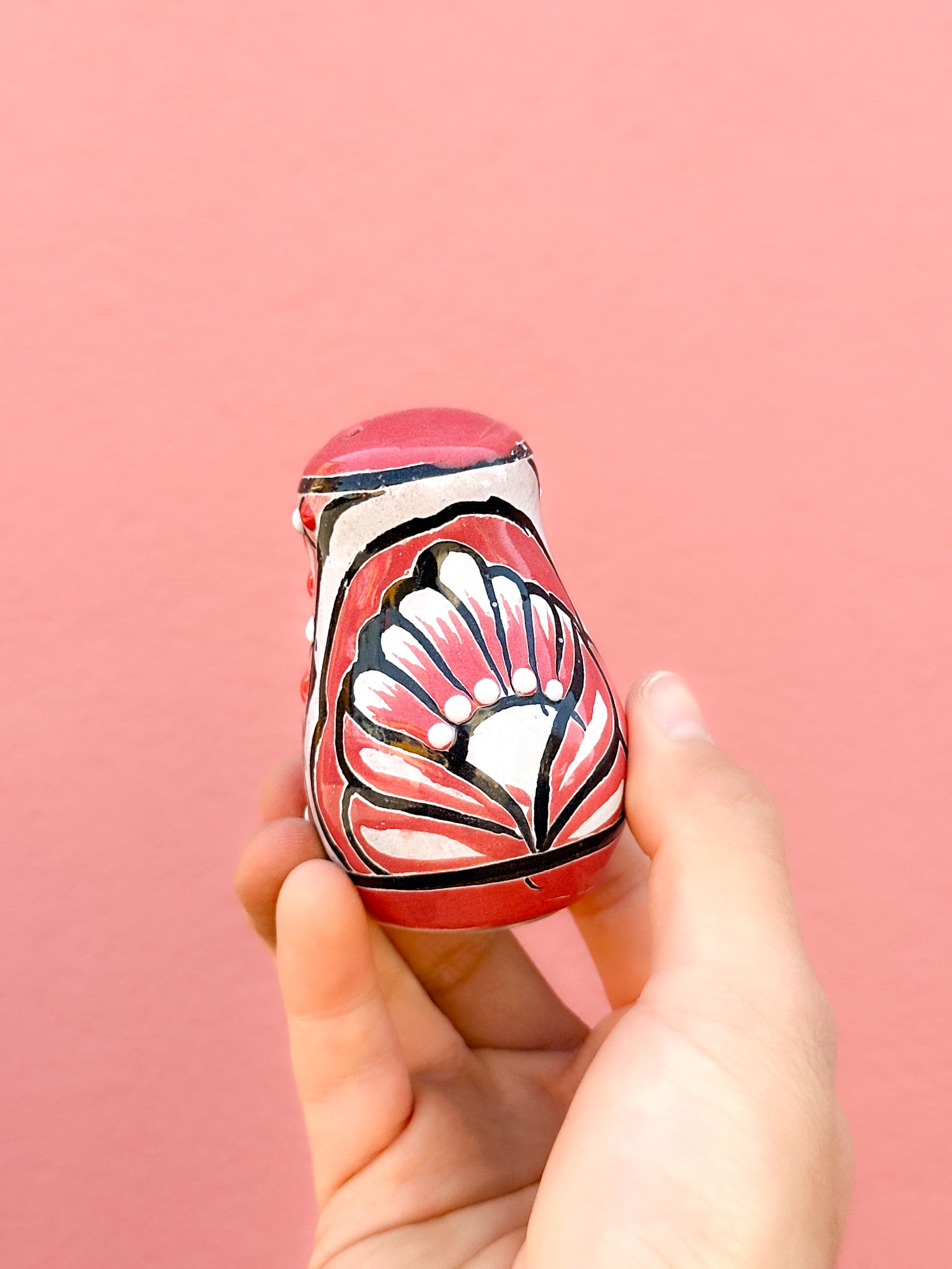 Salero de Talavera Rosa - PREVENTA (6 a 12 SEMANAS)