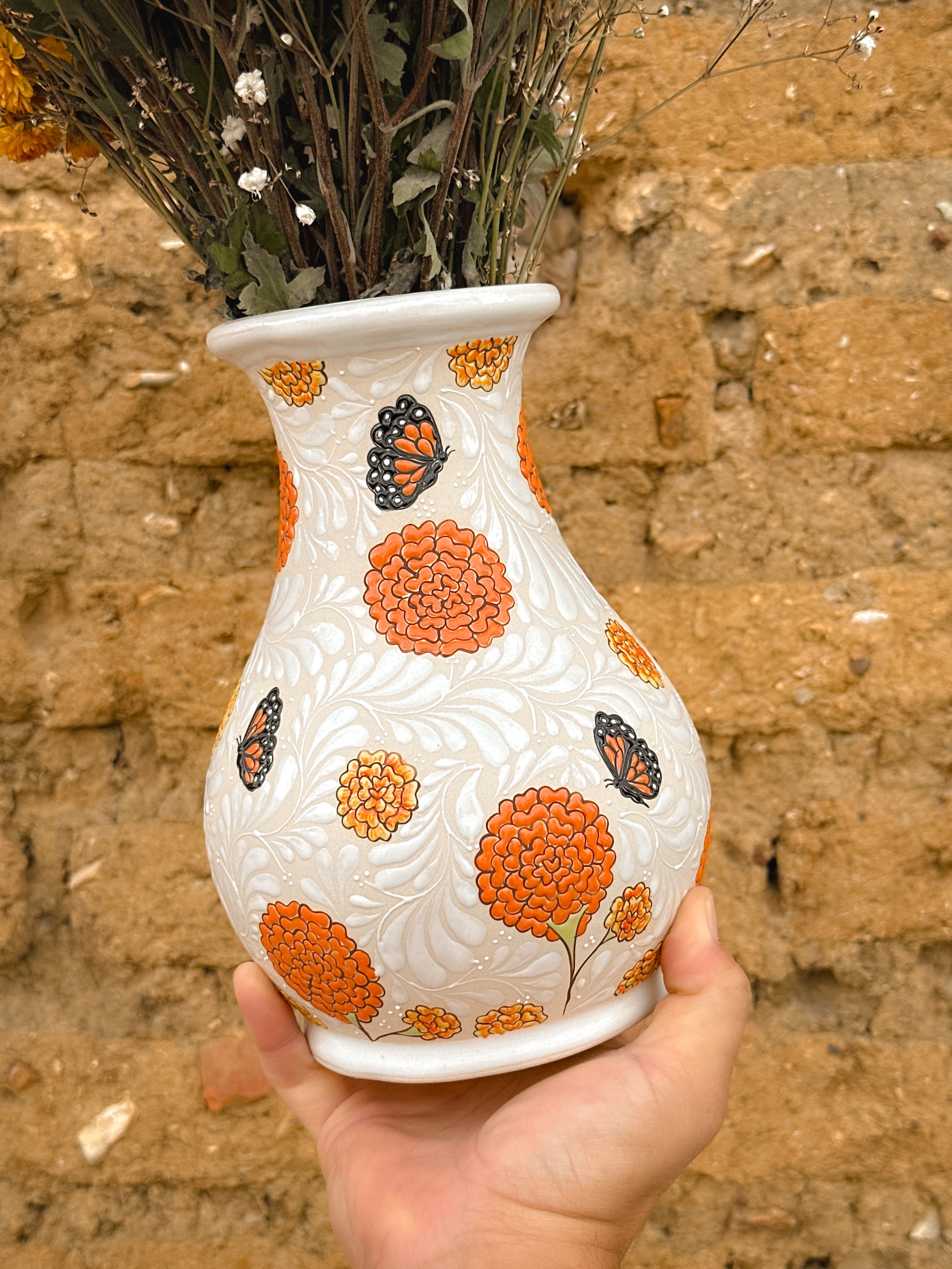 Florero Mariposas - PREVENTA (6 a 12 SEMANAS)
