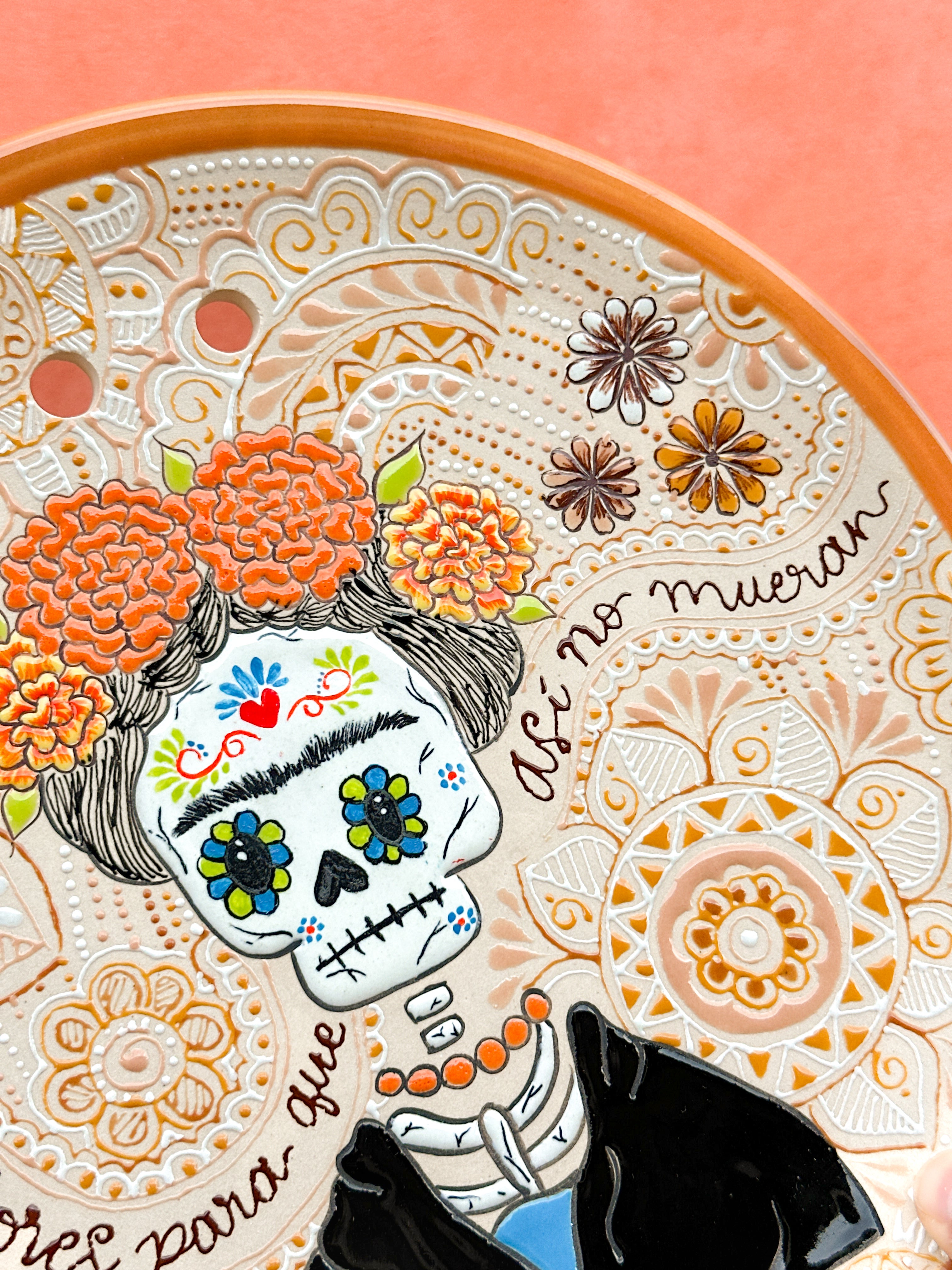 Plato Decorativo Colores de Frida - PREVENTA (6 a 12 SEMANAS)