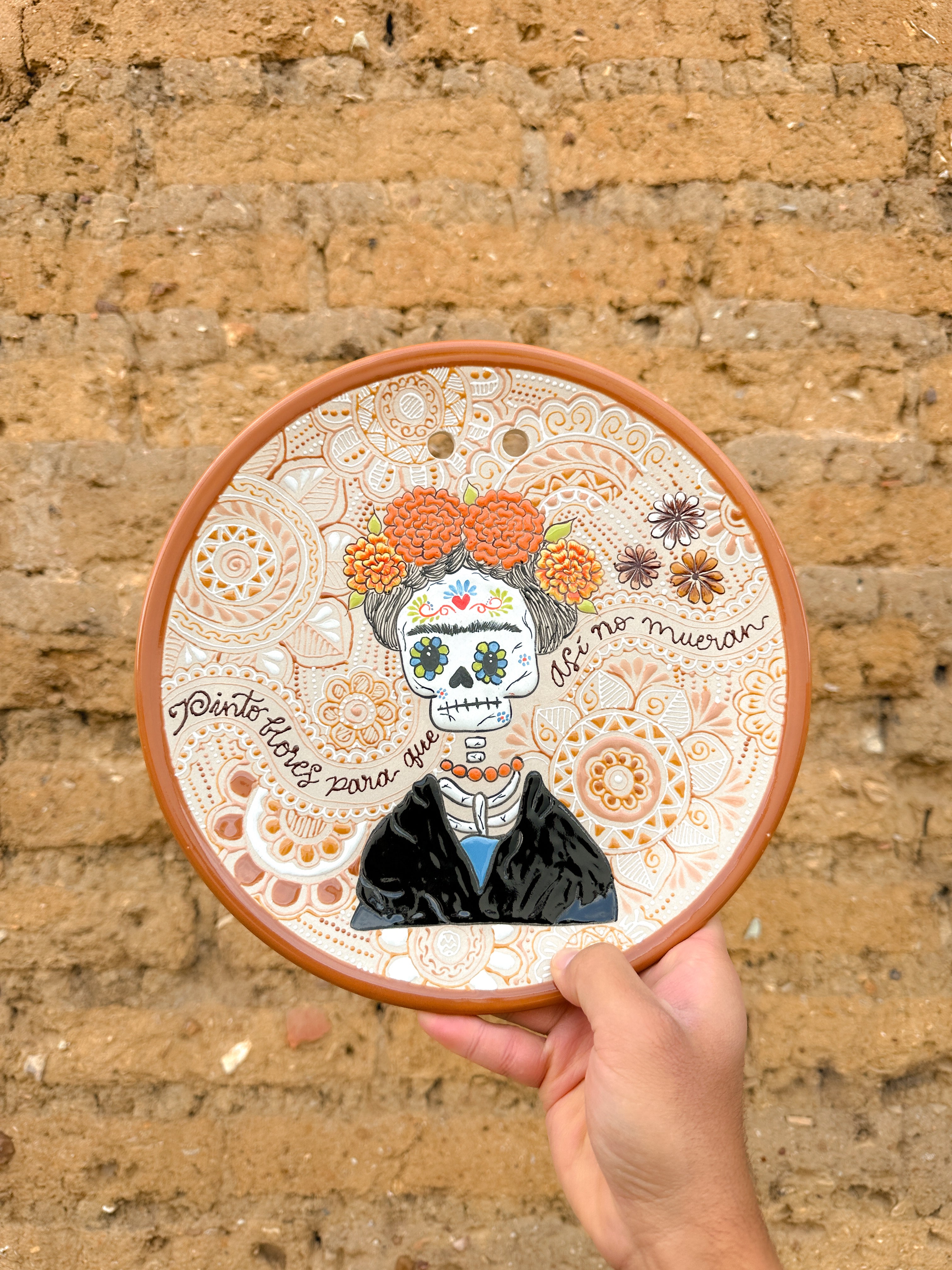 Plato Decorativo Colores de Frida - PREVENTA (6 a 12 SEMANAS)