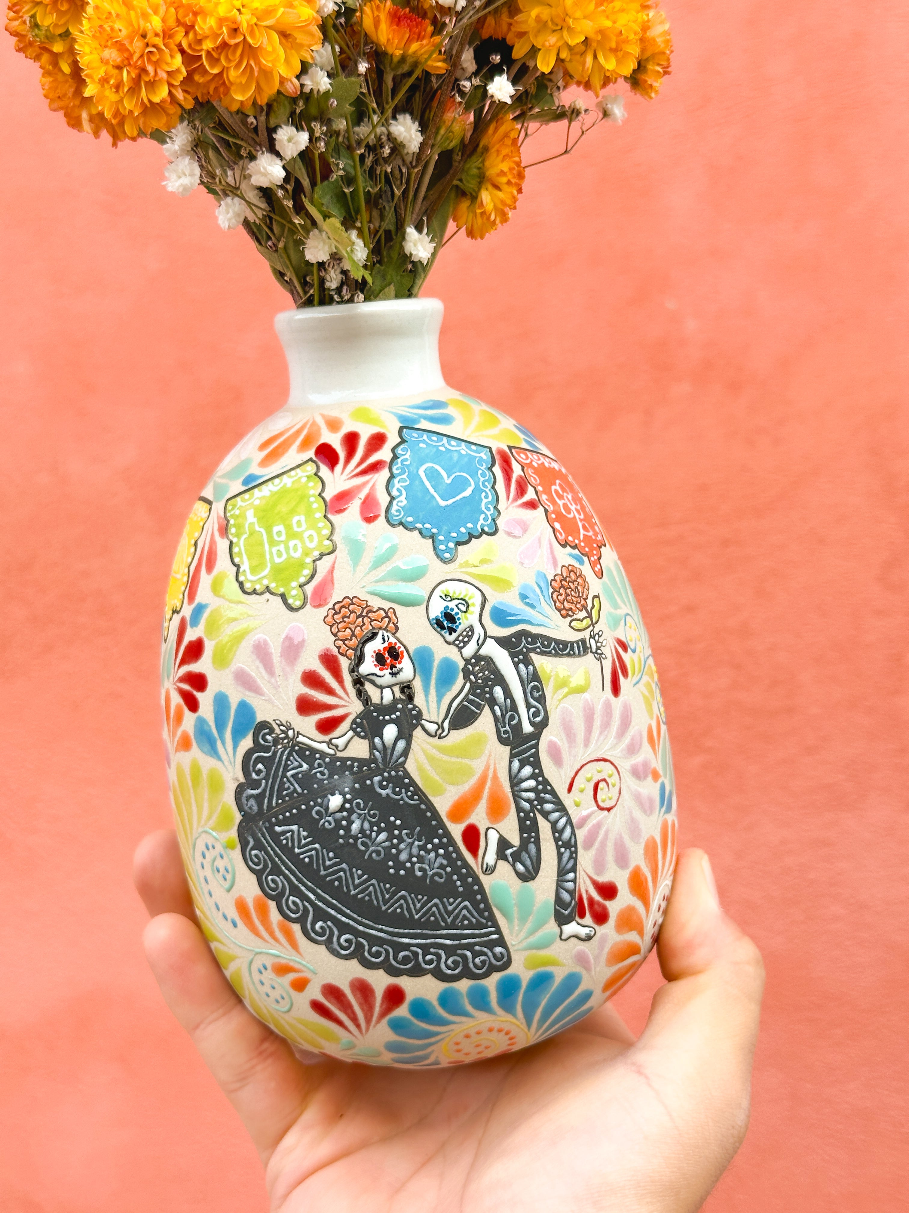 Florero Frida y Diego - PREVENTA (6 a 12 SEMANAS)