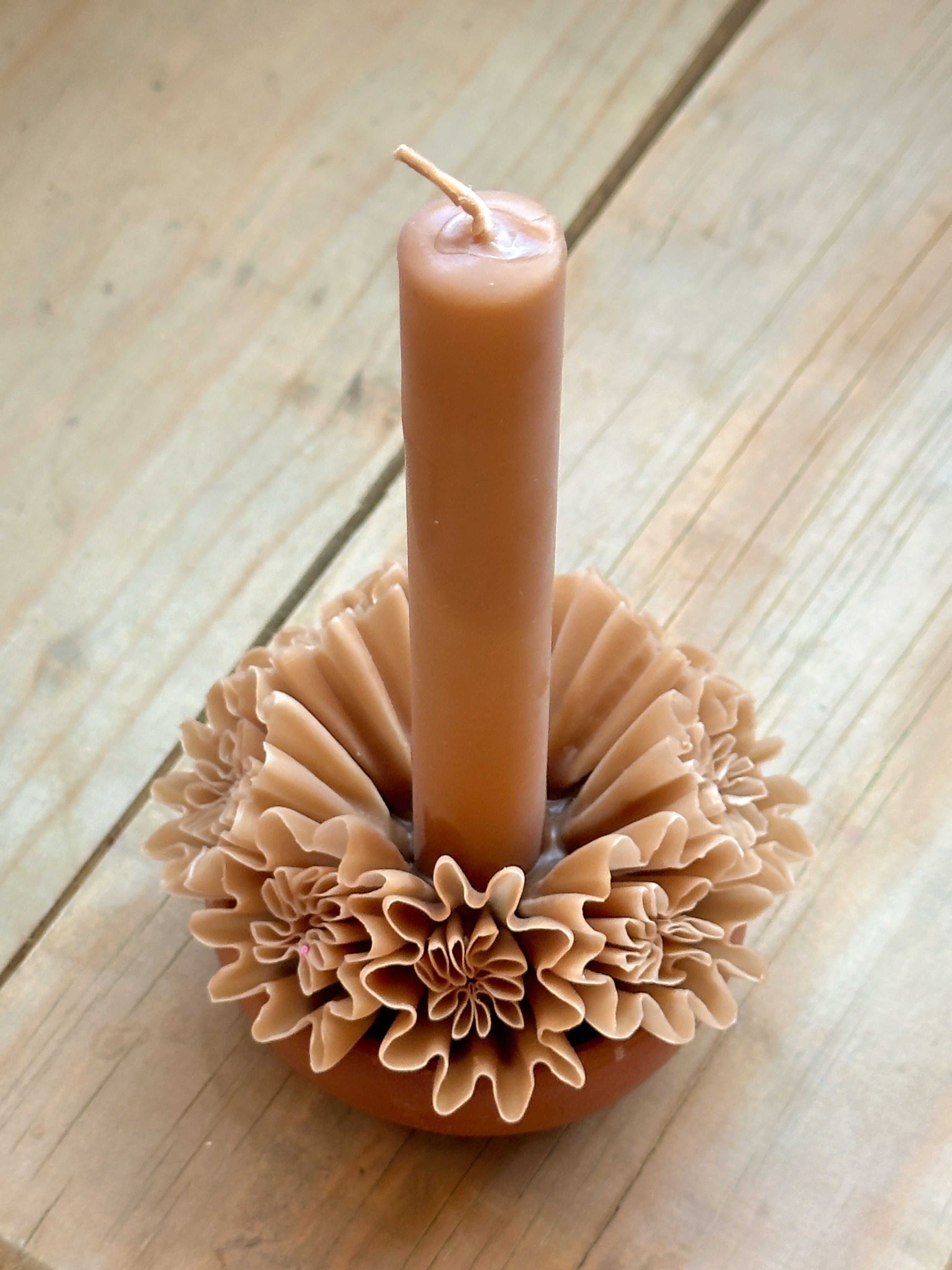 Vela de cera de abeja chica