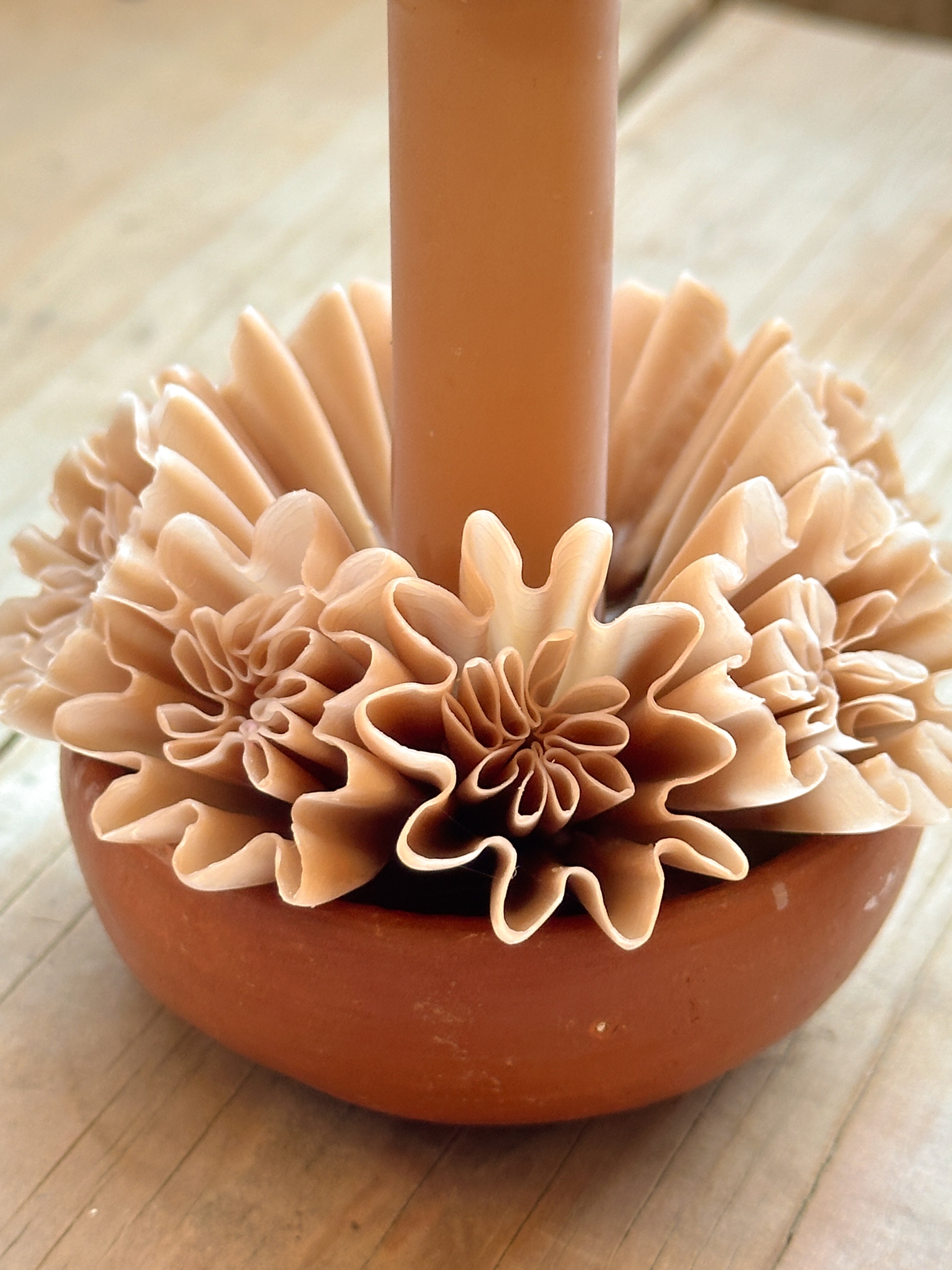 Vela de cera de abeja chica