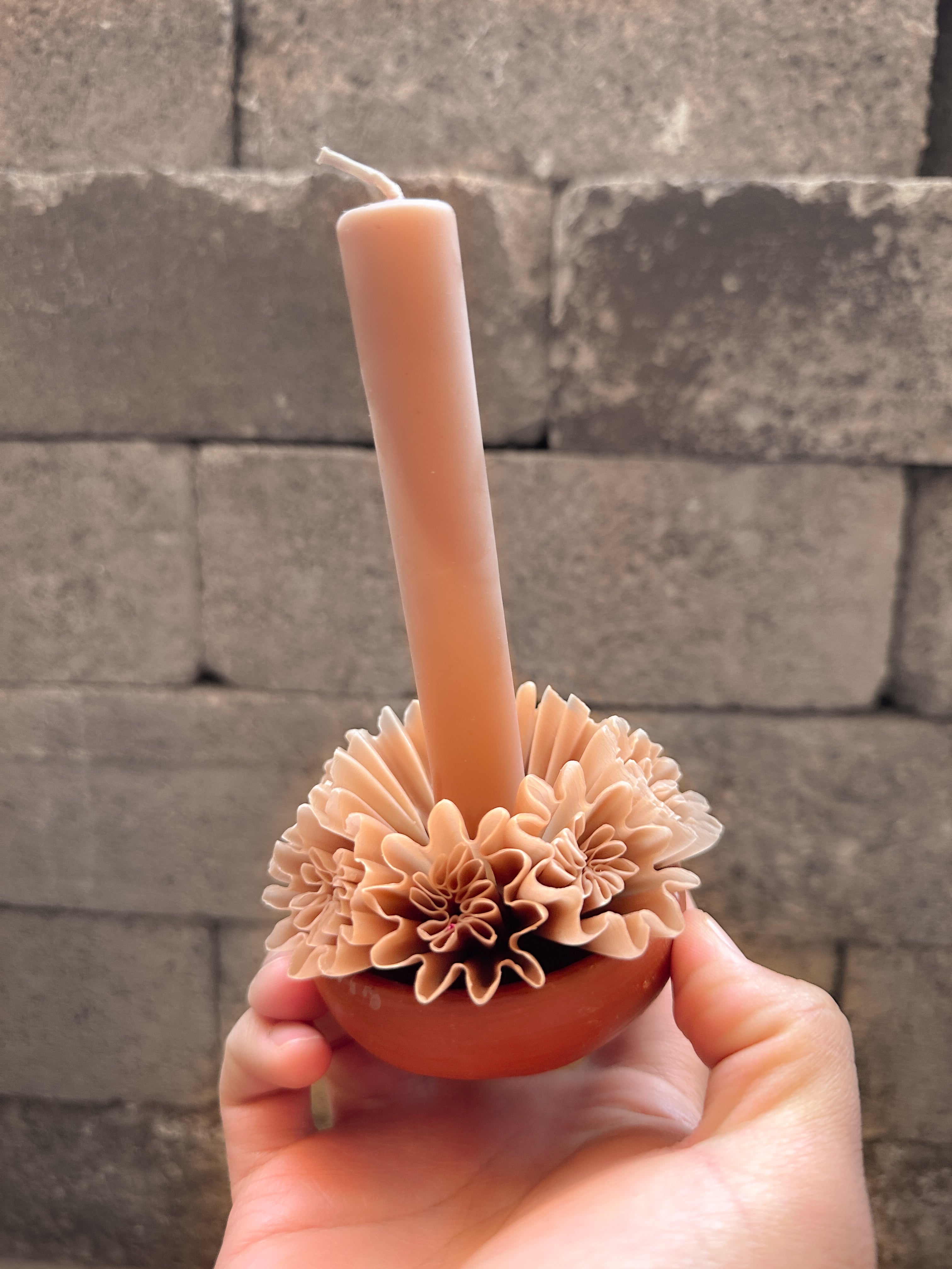 Vela de cera de abeja chica