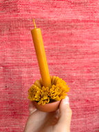 Vela de cera de abeja chica