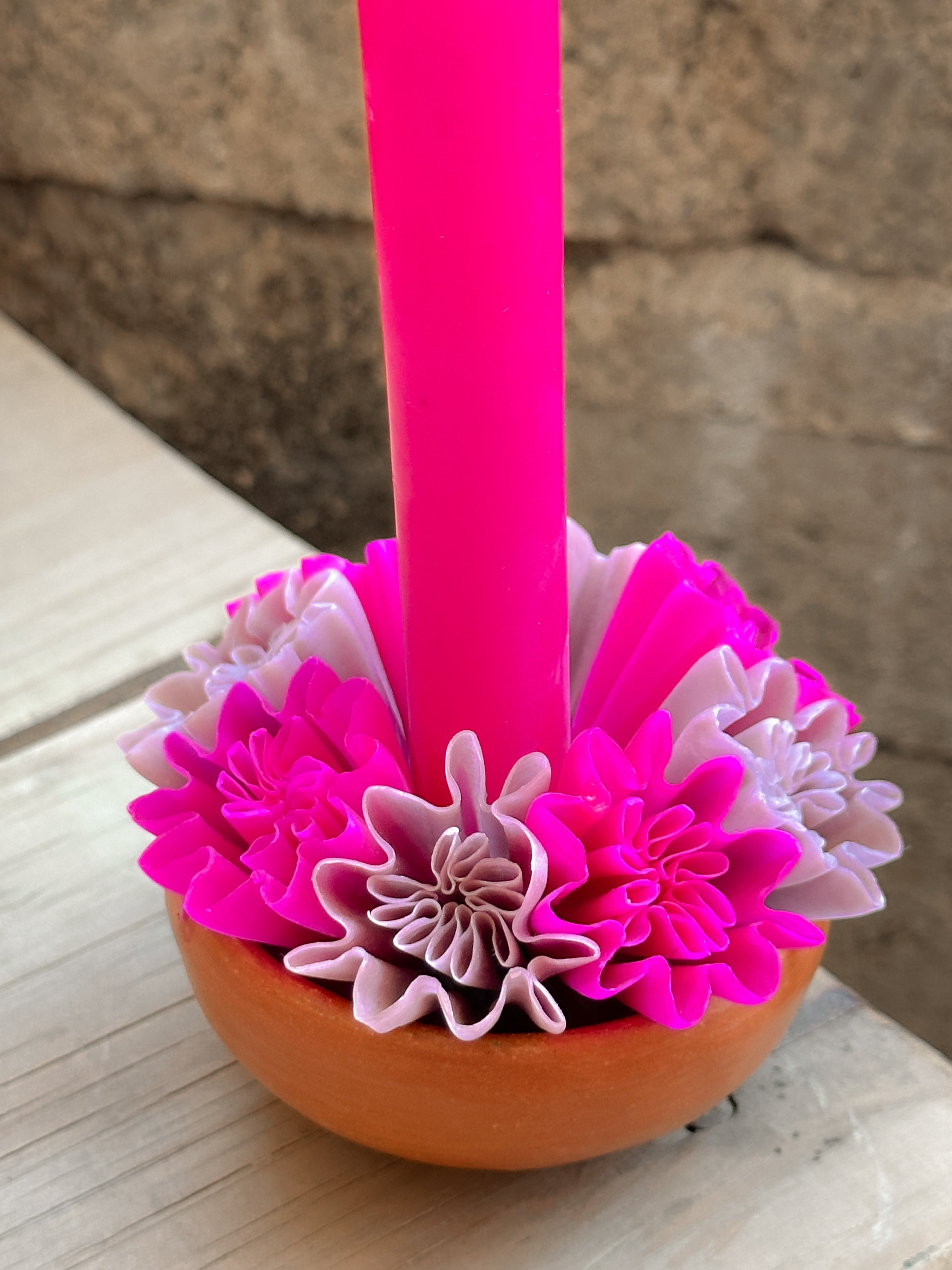 Vela de cera de abeja chica