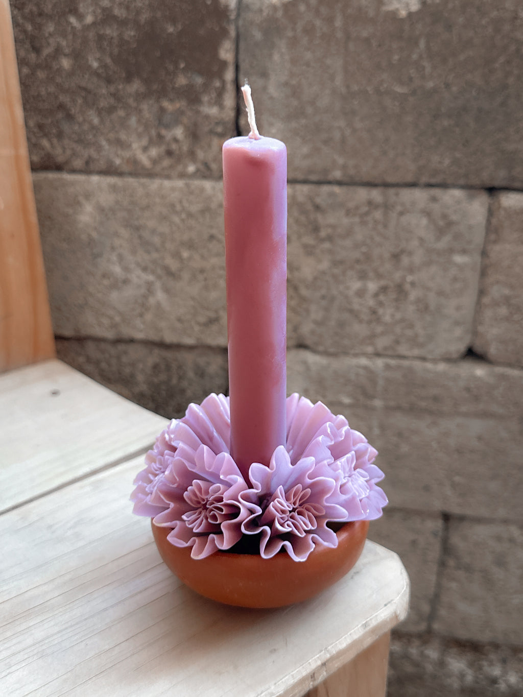 Vela de cera de abeja chica