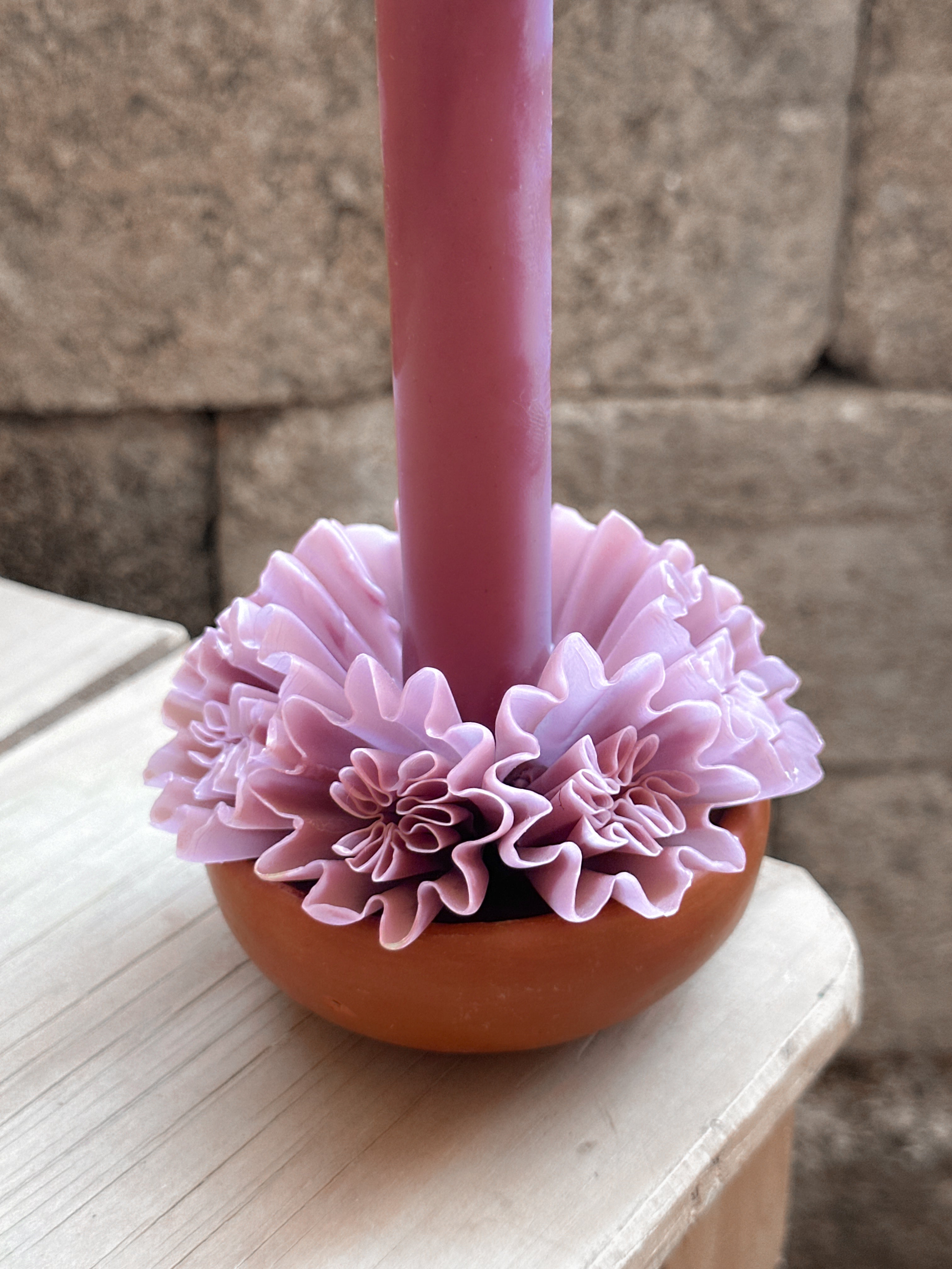 Vela de cera de abeja chica