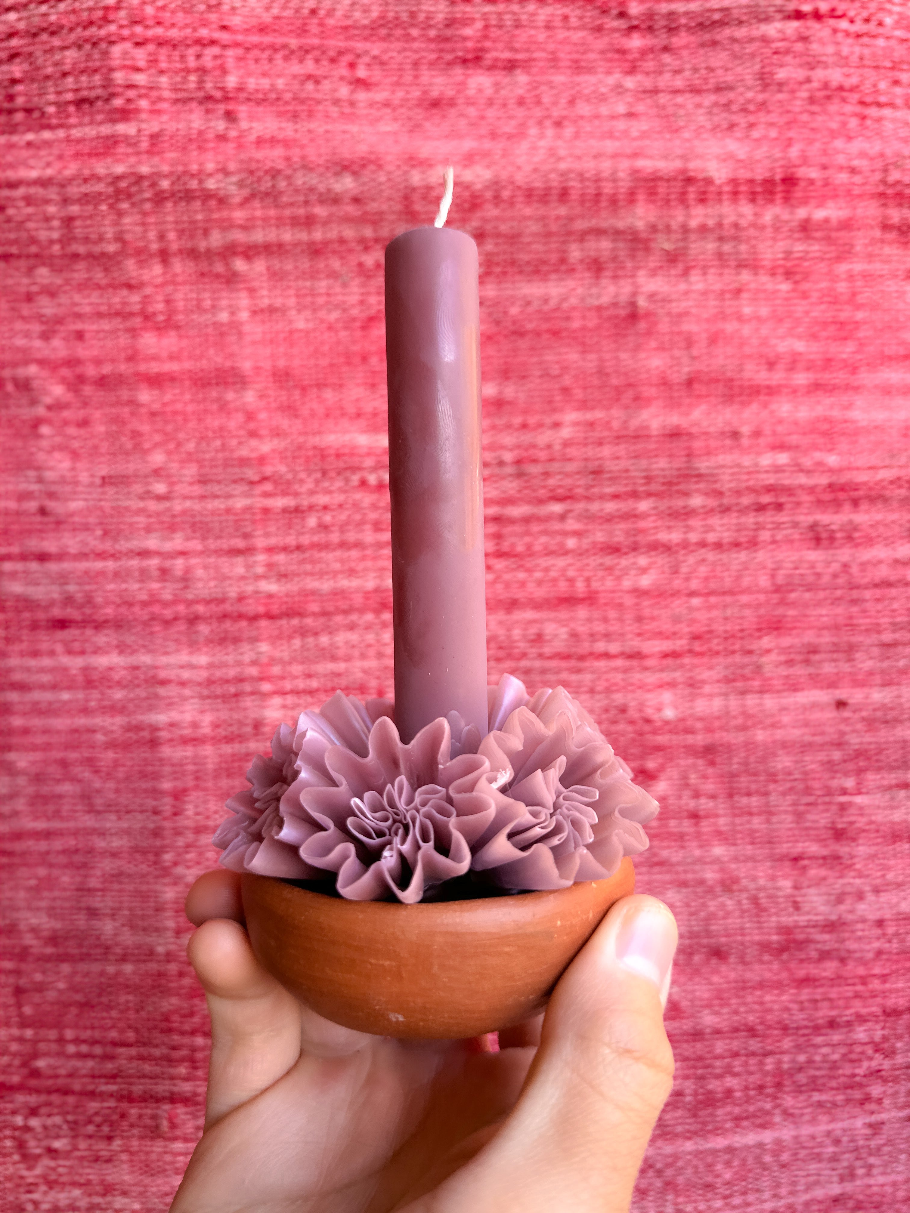 Vela de cera de abeja chica