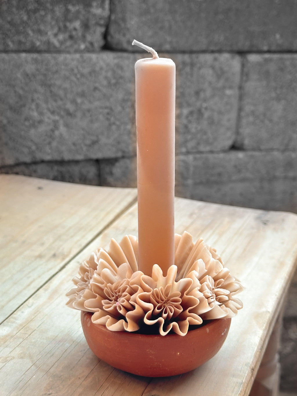 Vela de cera de abeja chica