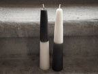 Juego de 2 velas cónicas Domino