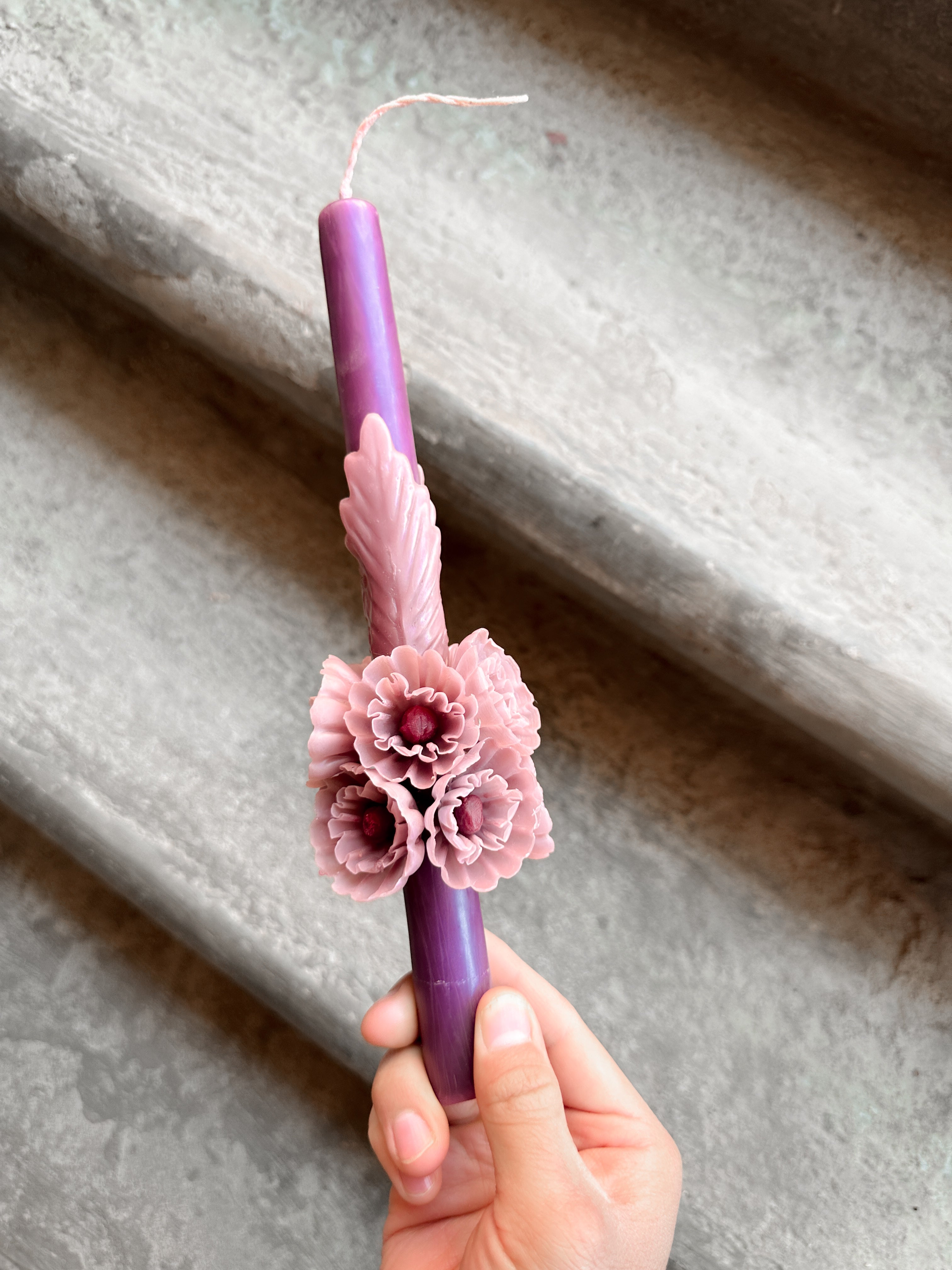 Vela Cera de Abeja Floral