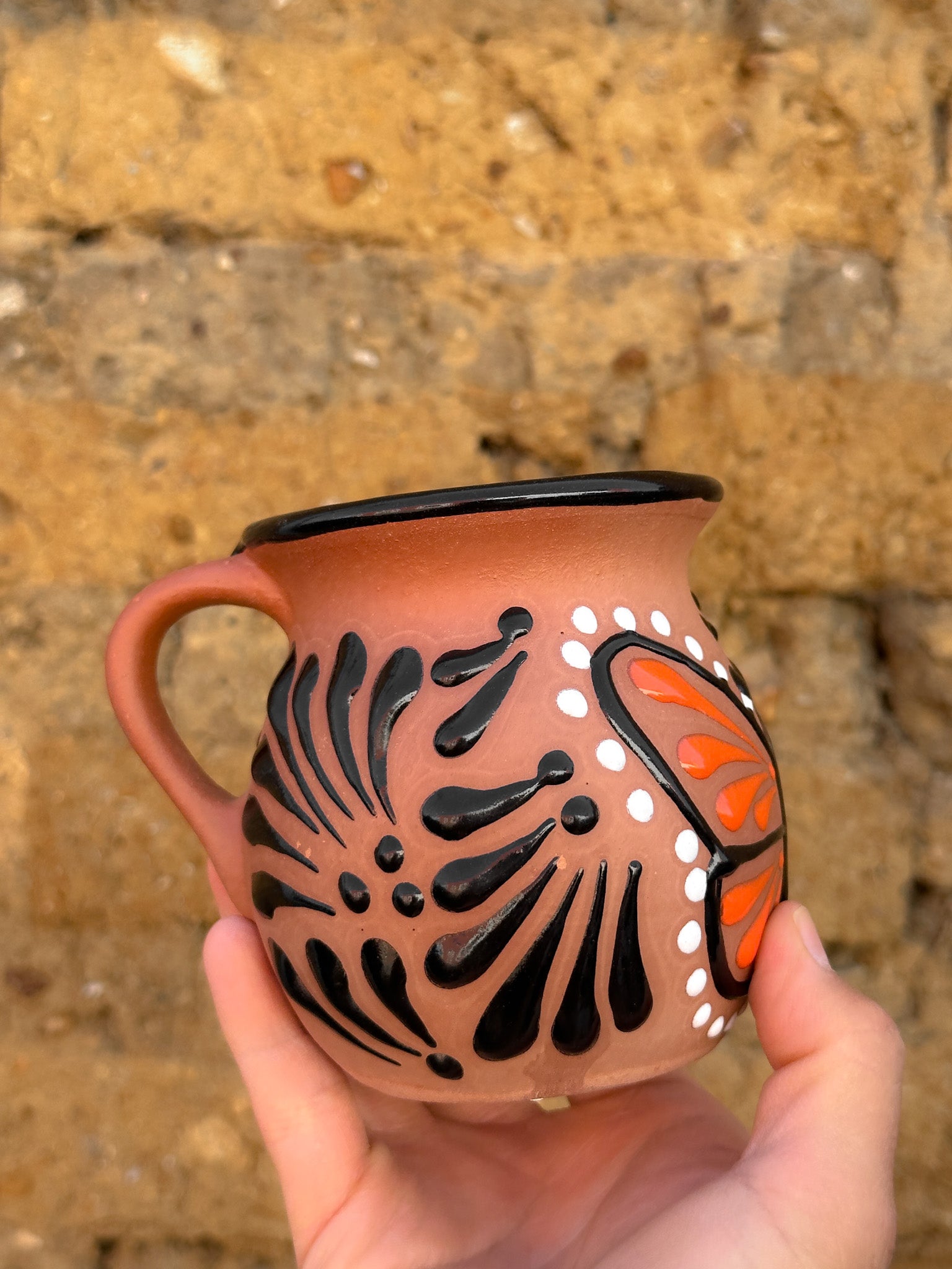Taza Mariposa Monarca Café -  PREVENTA (6 a 12 SEMANAS)