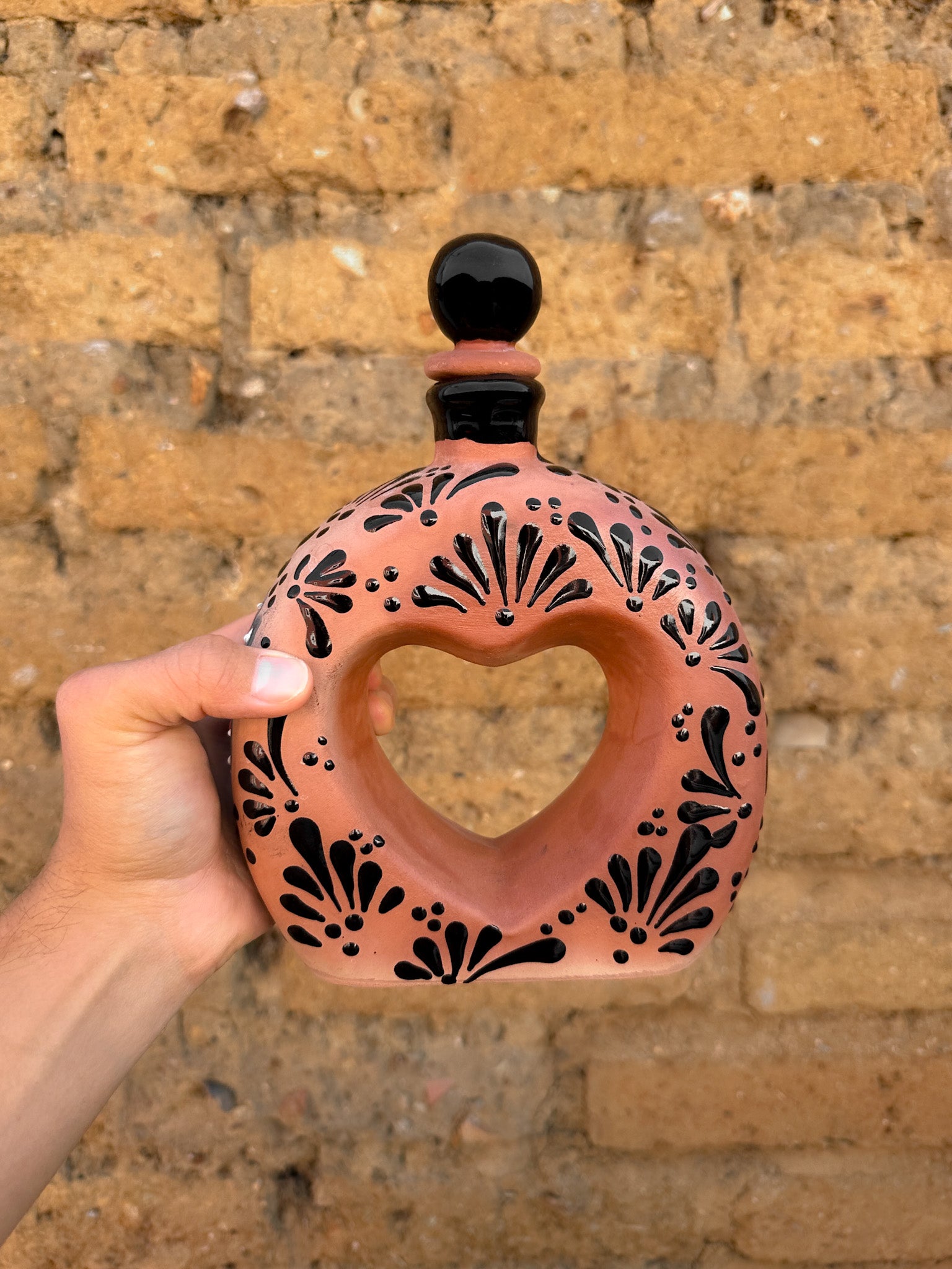 Licorera Corazón Mariposa Monarca Café -  PREVENTA (6 a 12 SEMANAS)