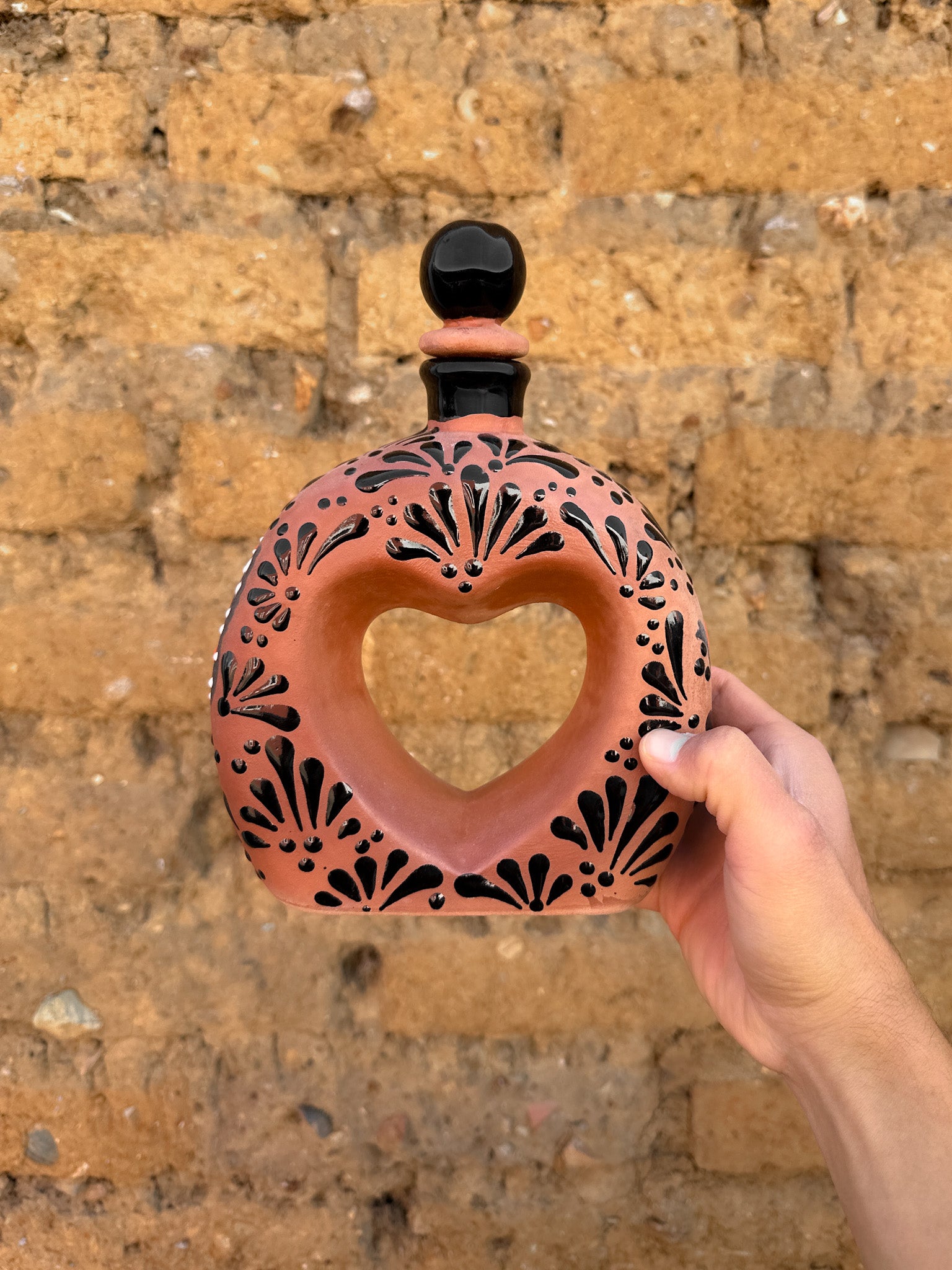 Licorera Corazón Mariposa Monarca Café -  PREVENTA (6 a 12 SEMANAS)