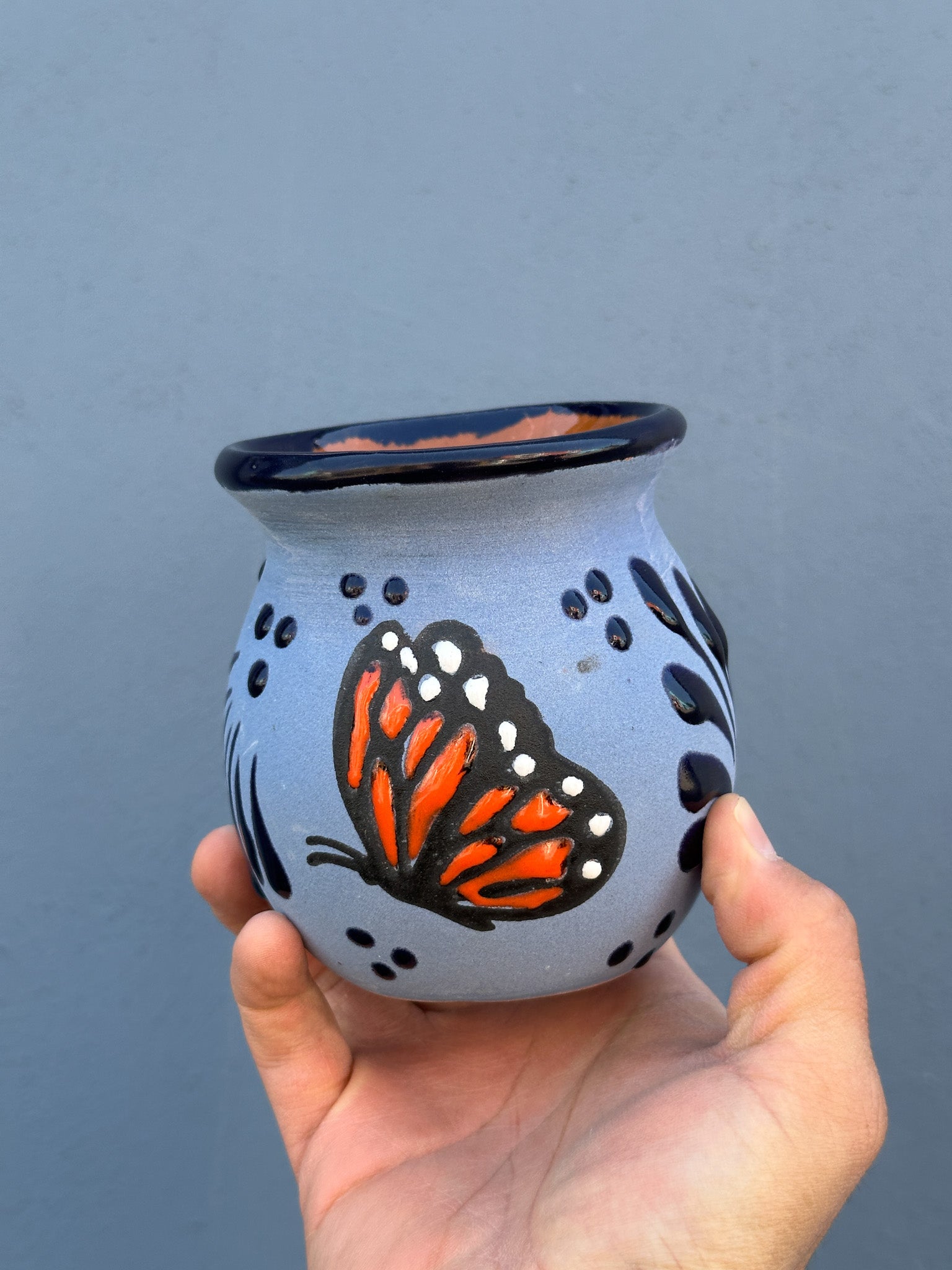 Taza Mariposa Monarca Azul -  PREVENTA (6 a 12 SEMANAS)