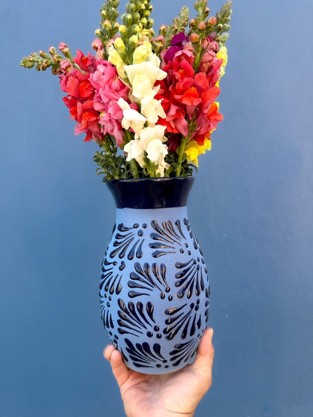 Florero Mariposa Monarca Azul -  PREVENTA (6 a 12 SEMANAS)