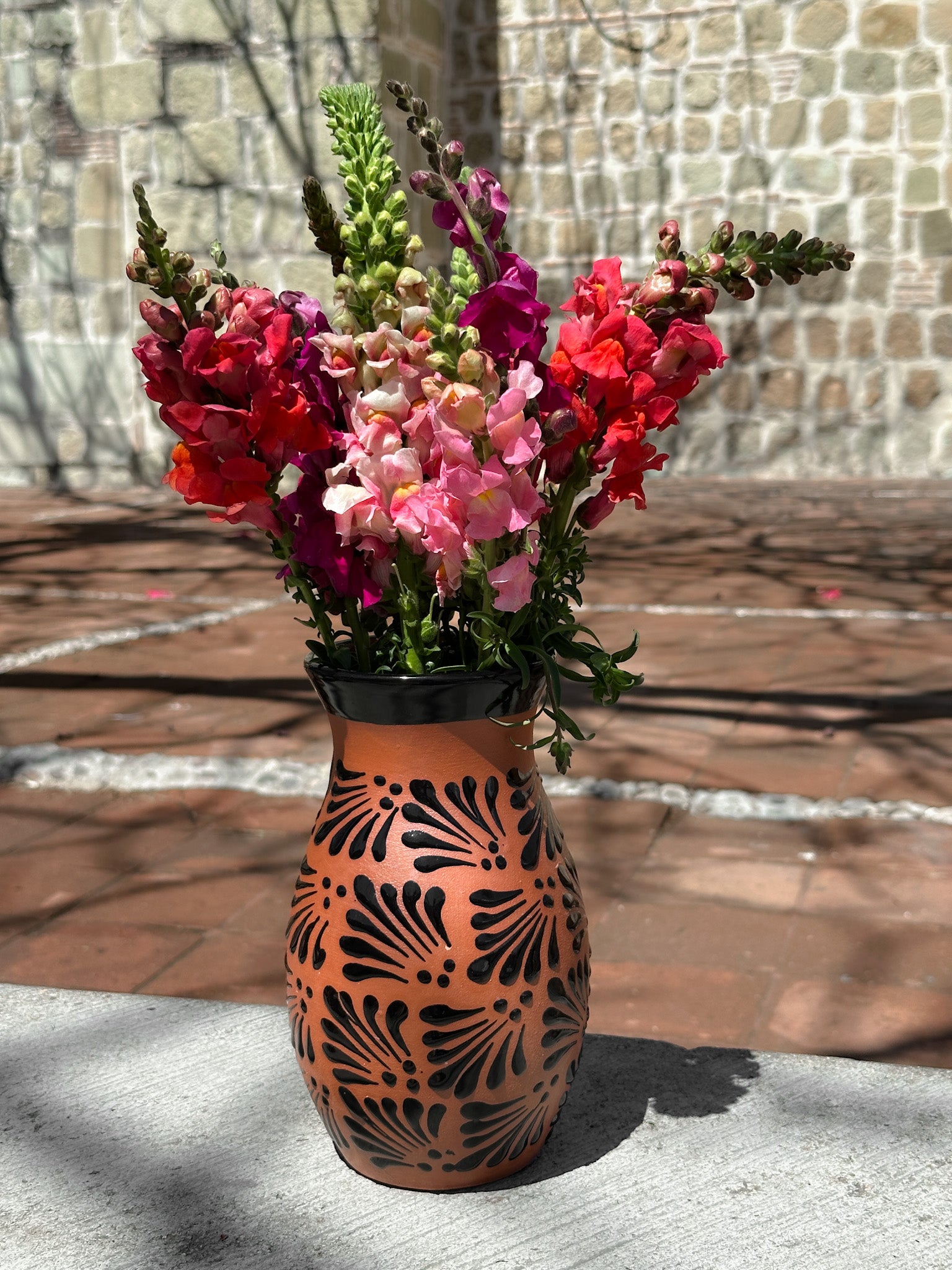 Florero Mariposa Monarca Café -  PREVENTA (6 a 12 SEMANAS)