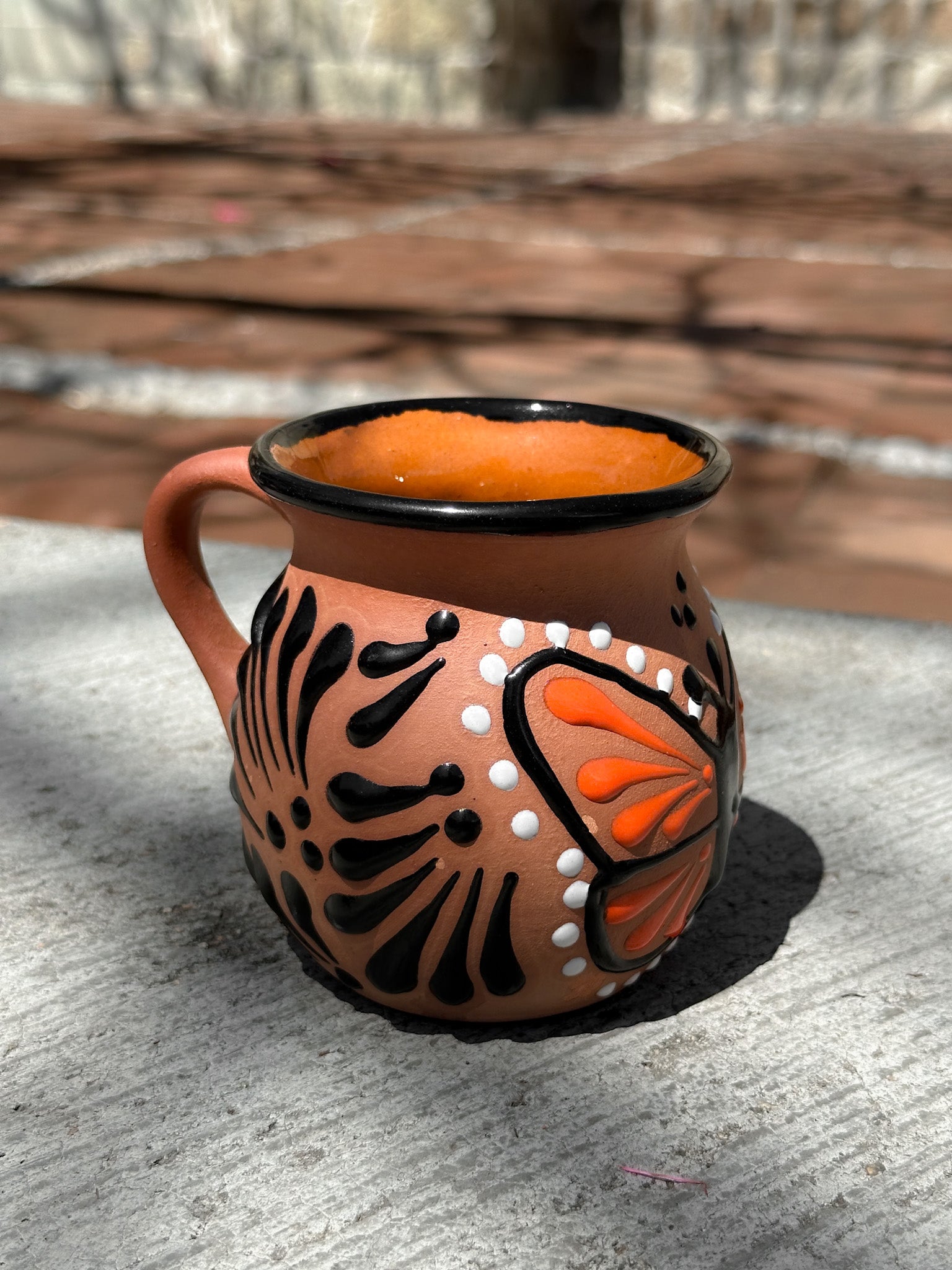 Taza Mariposa Monarca Café -  PREVENTA (6 a 12 SEMANAS)