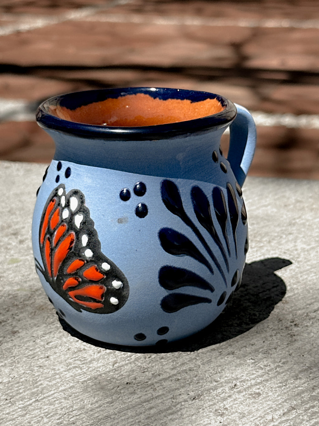 Taza Mariposa Monarca Azul -  PREVENTA (6 a 12 SEMANAS)