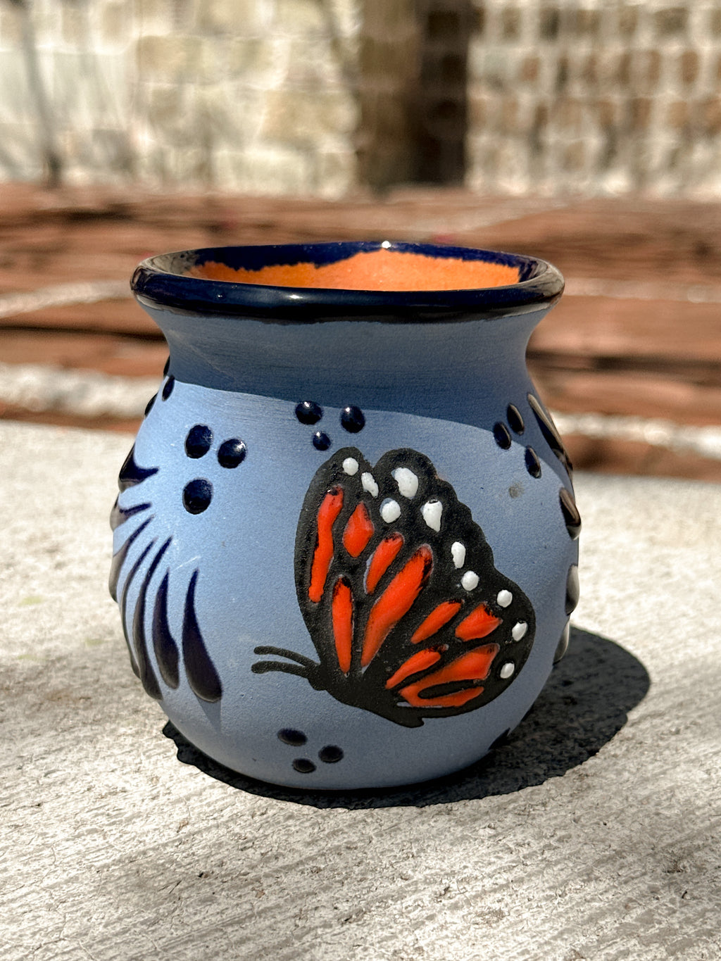 Taza Mariposa Monarca Azul -  PREVENTA (6 a 12 SEMANAS)