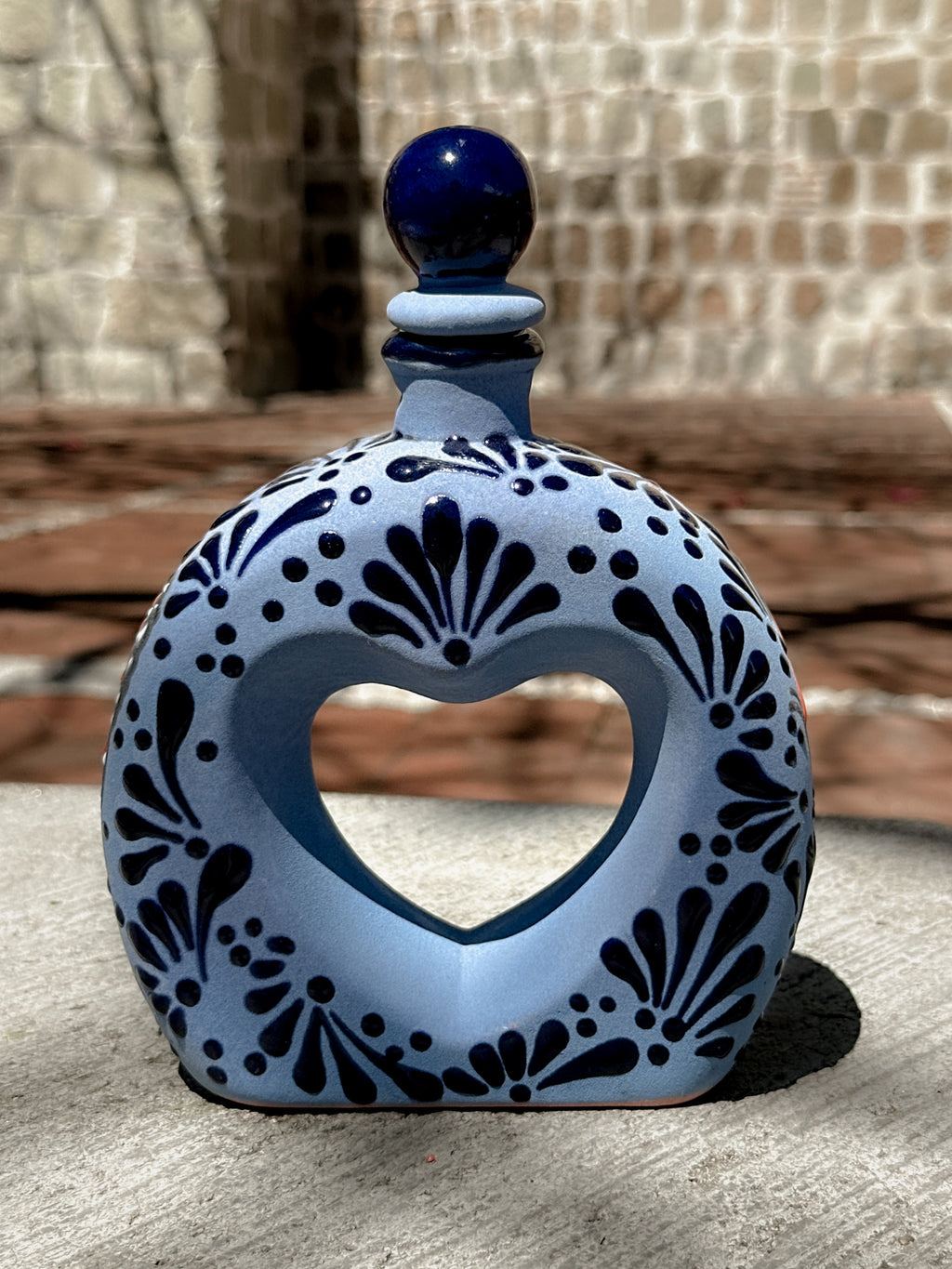 Licorera Corazón Mariposa Monarca Azul -  PREVENTA (6 a 12 SEMANAS)