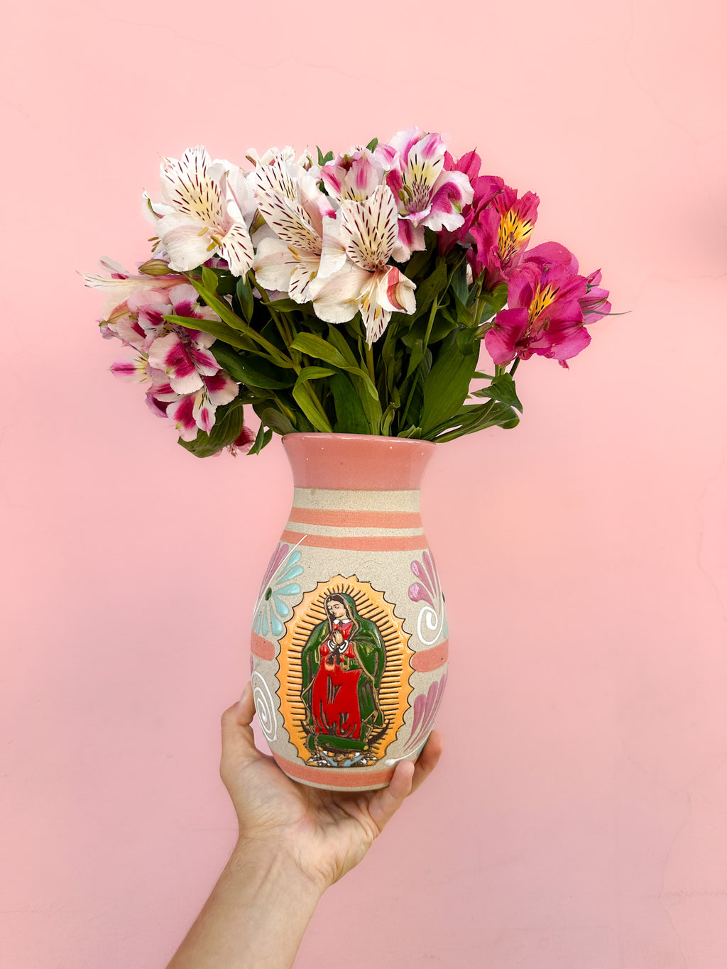 Virgen De Guadalupe Florero - PREVENTA (6 a 12 SEMANAS)