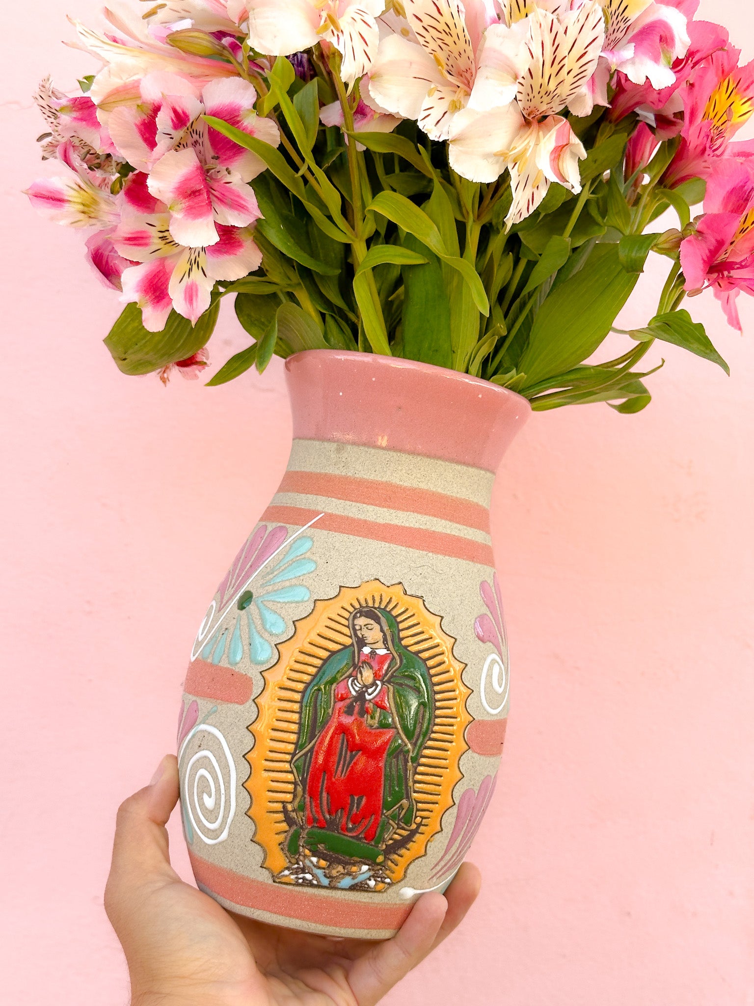 Virgen De Guadalupe Florero - PREVENTA (6 a 12 SEMANAS)