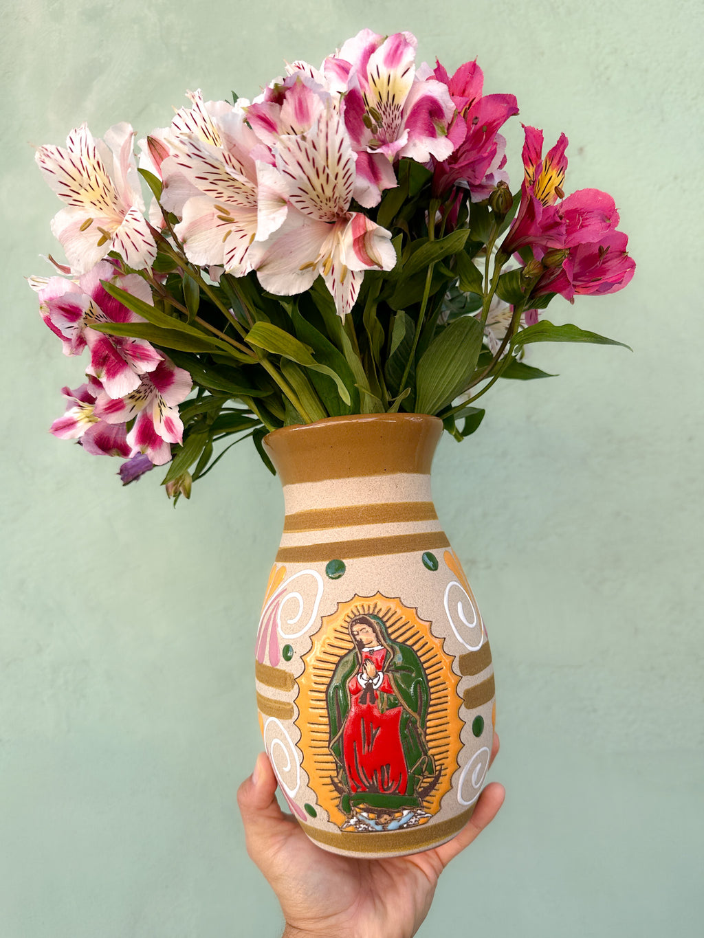 Virgen De Guadalupe Florero - PREVENTA (6 a 12 SEMANAS)