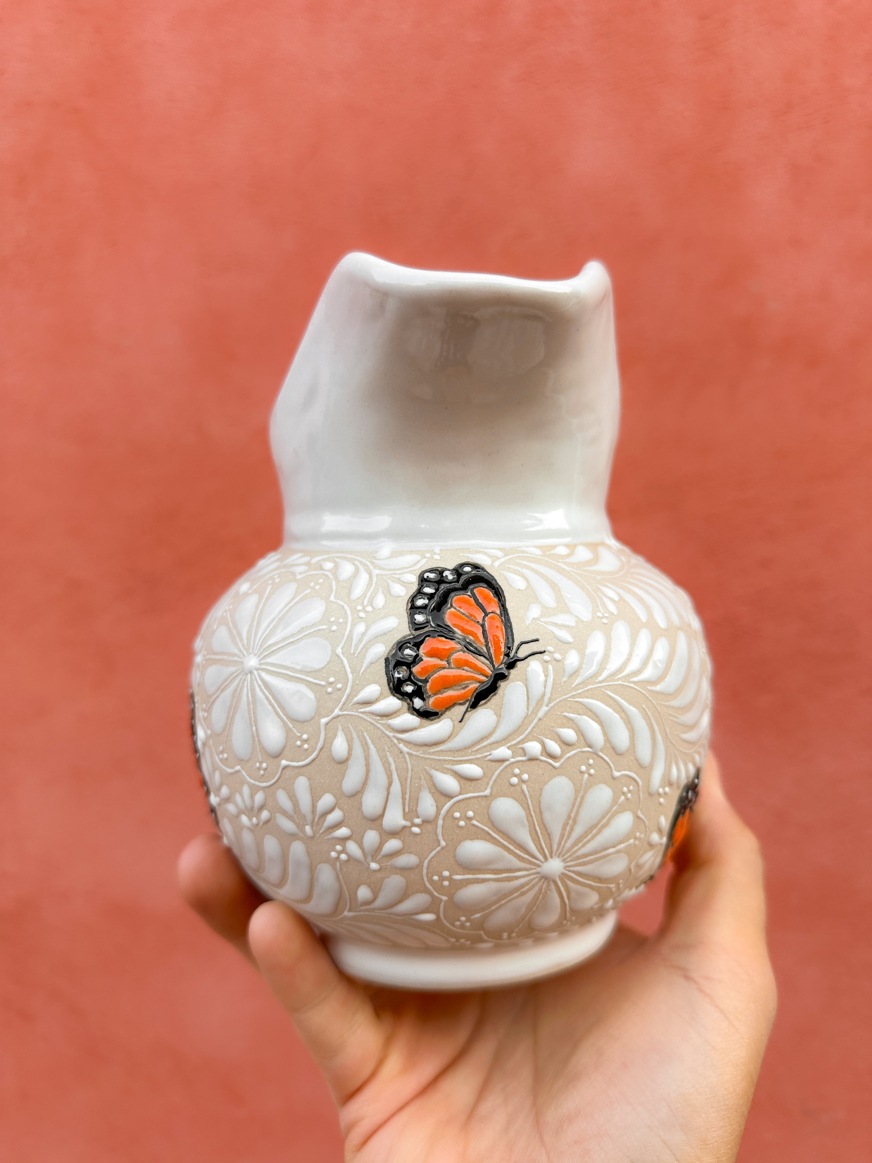 Jarra Multiusos Mariposa Monarca - PREVENTA (6 a 12 SEMANAS)