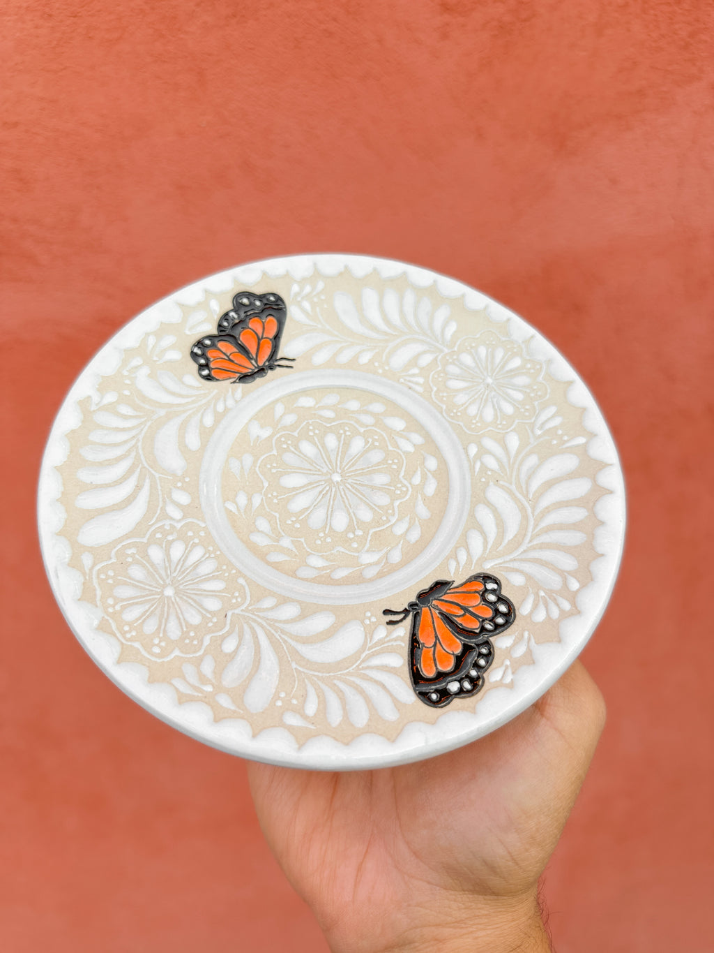 Plato Chico Mariposa Monarca - PREVENTA (6 a 12 SEMANAS)