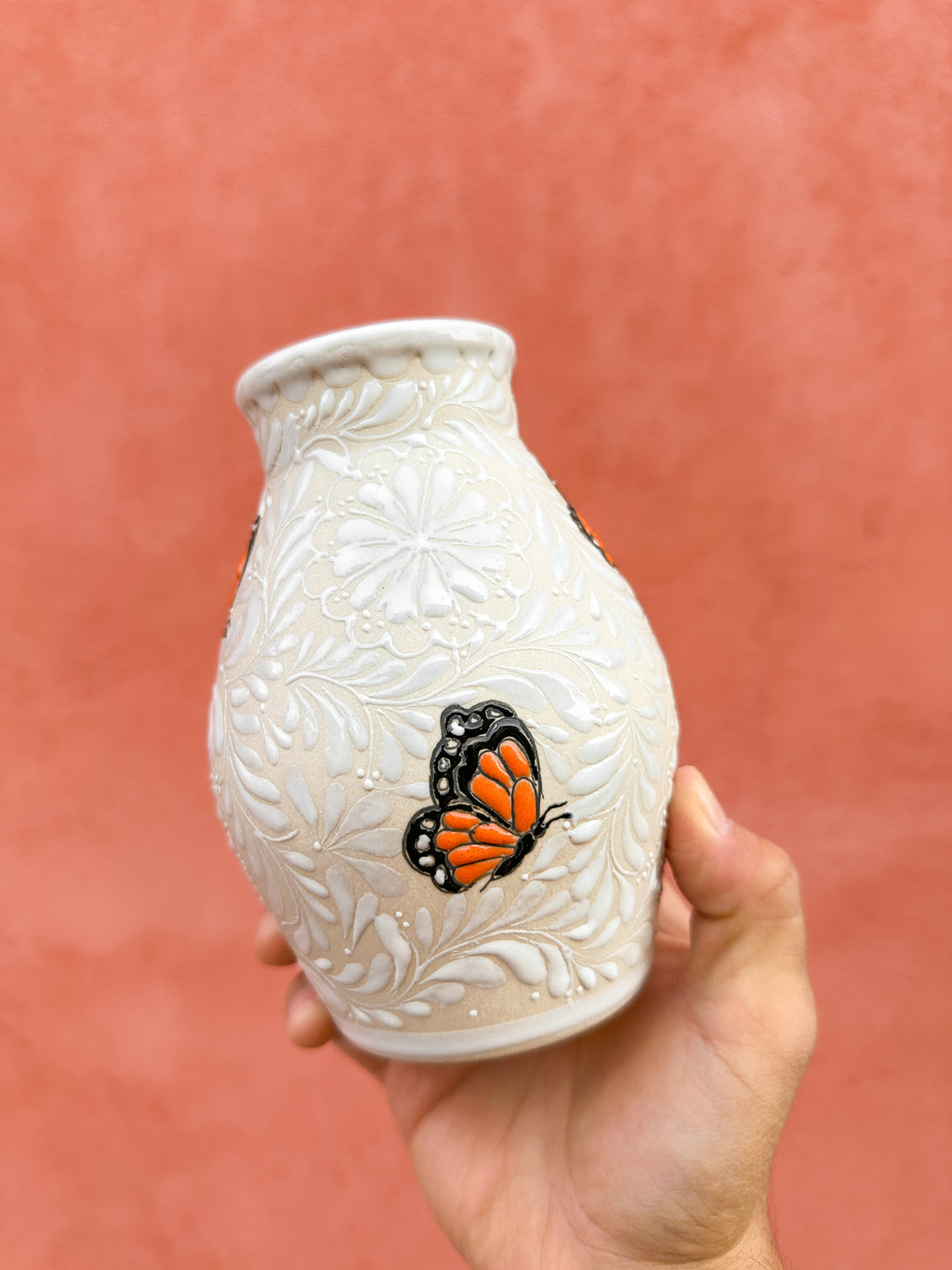 Florero Chico Mariposa Monarca - PREVENTA (6 a 12 SEMANAS)