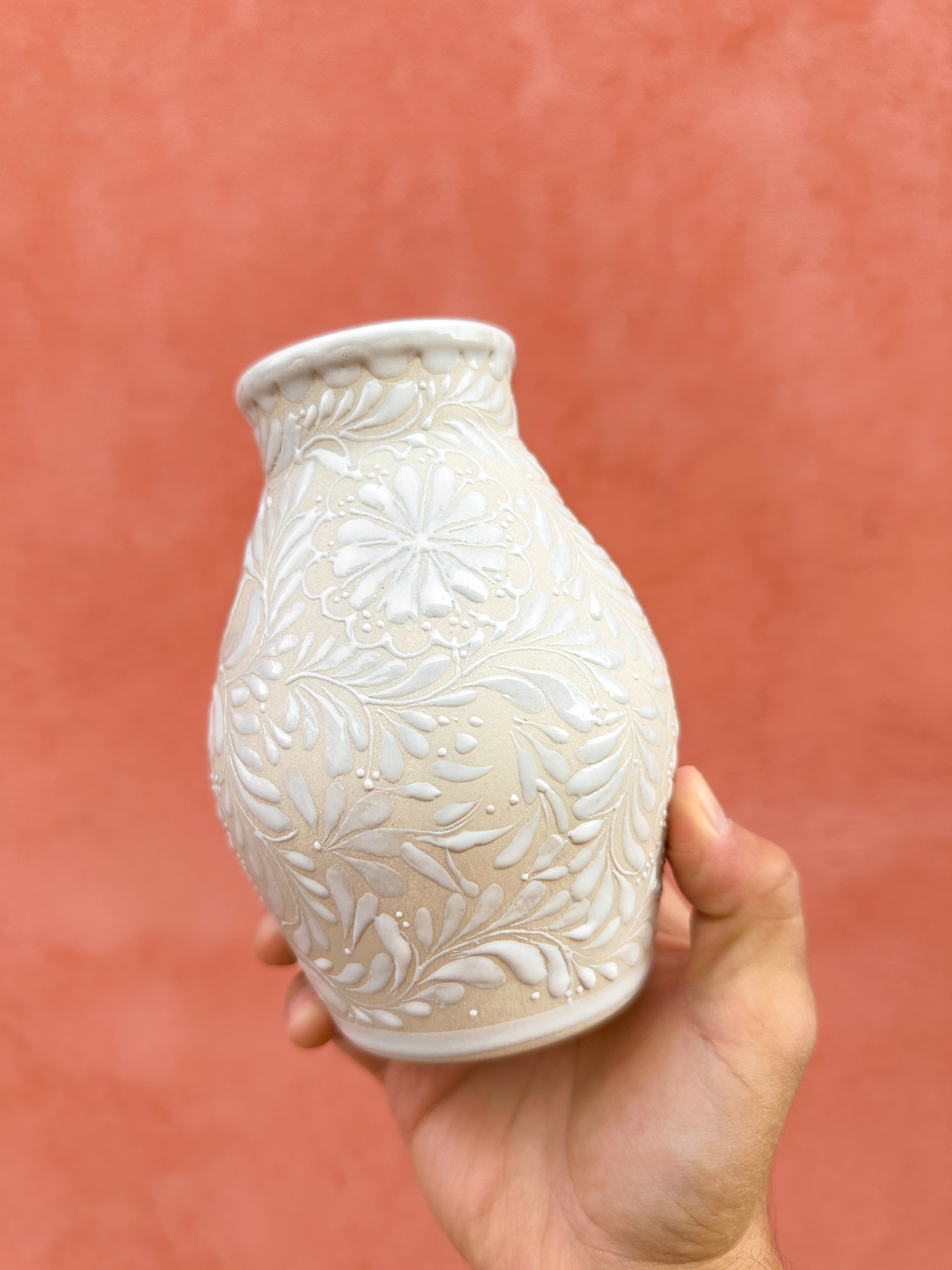 Florero Chico Blanco - PREVENTA (6 a 12 SEMANAS)