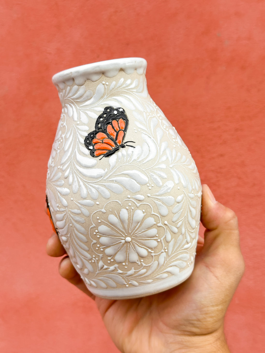Florero Chico Mariposa Monarca - PREVENTA (6 a 12 SEMANAS)