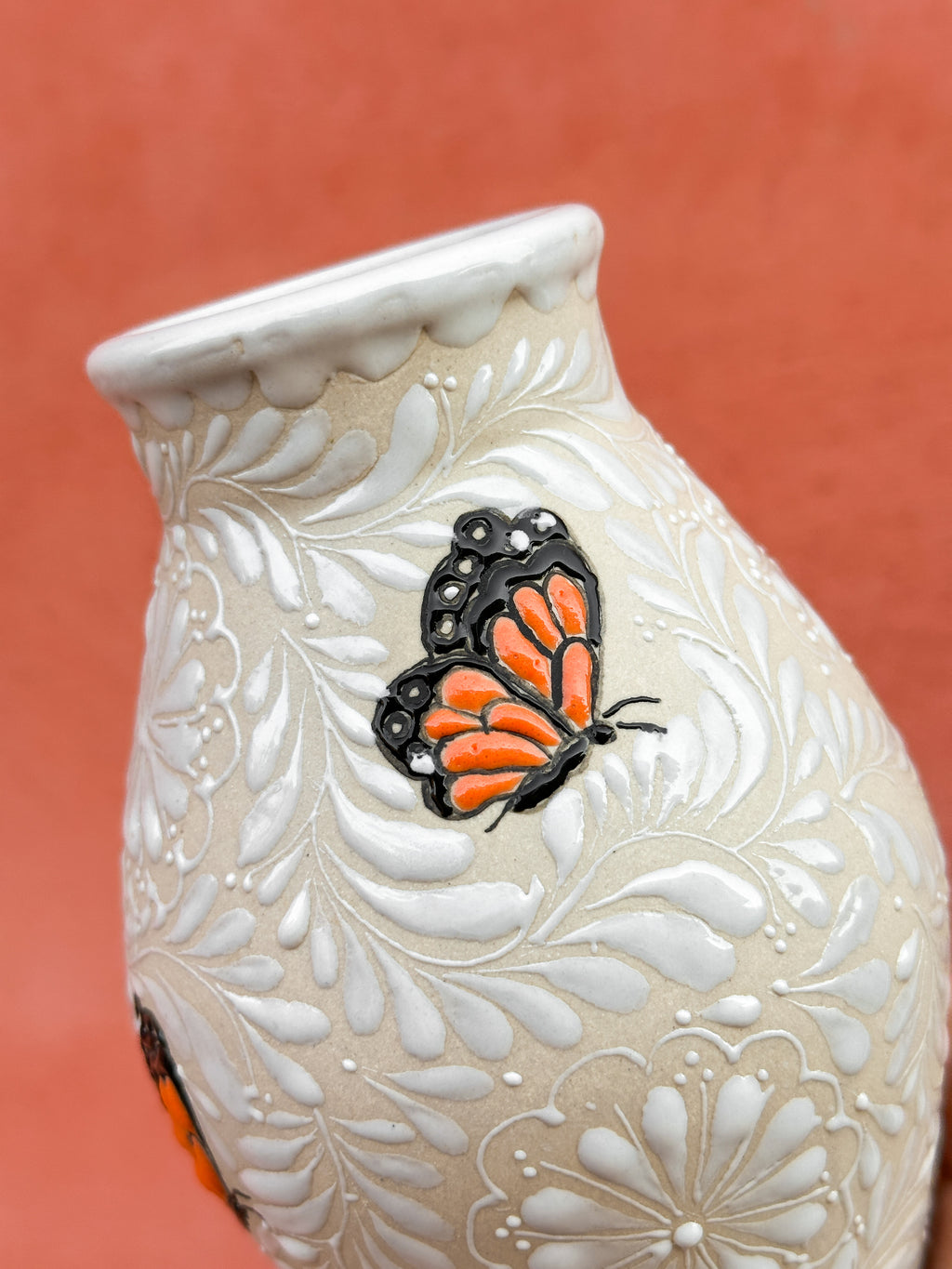 Florero Chico Mariposa Monarca - PREVENTA (6 a 12 SEMANAS)