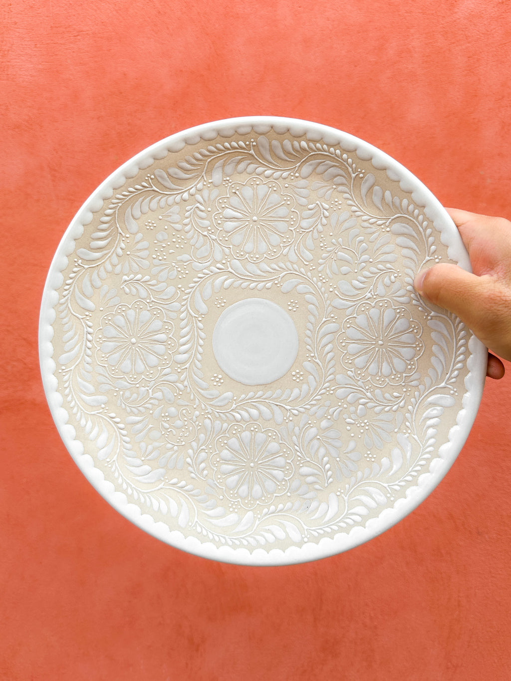 Plato Grande Blanco - PREVENTA (6 a 12 SEMANAS)