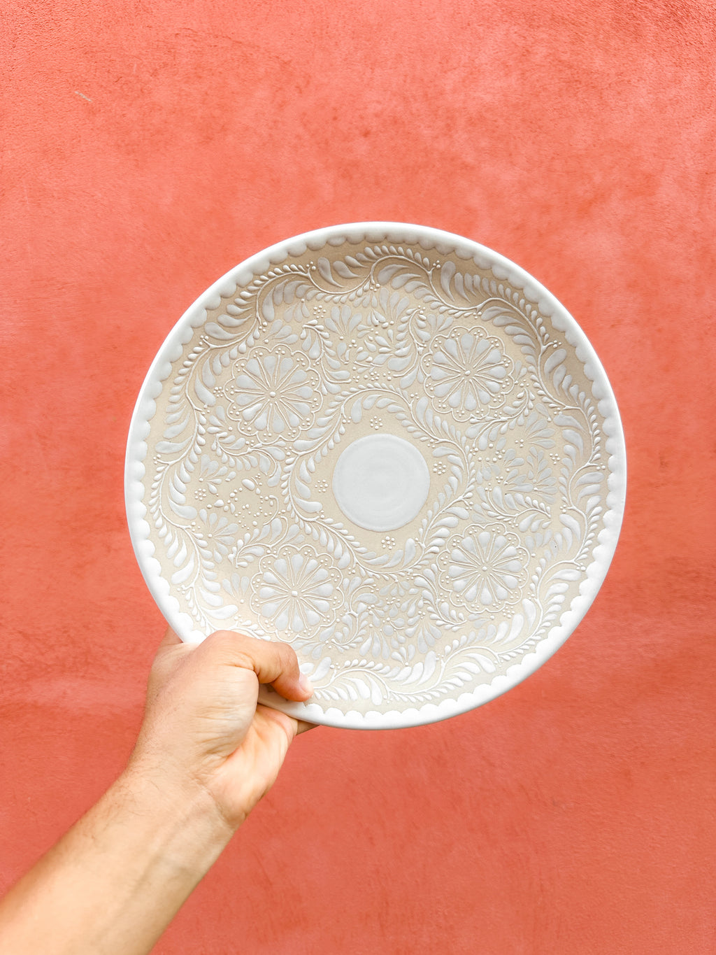 Plato Grande Blanco - PREVENTA (6 a 12 SEMANAS)