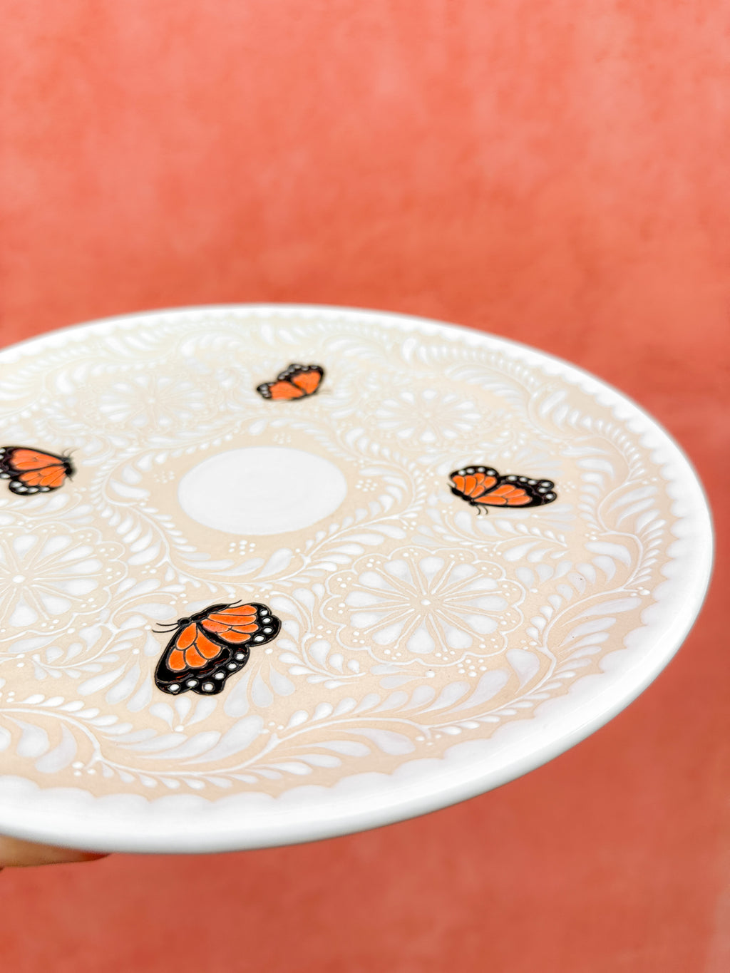 Plato Grande Mariposa Monarca - PREVENTA (6 a 12 SEMANAS)