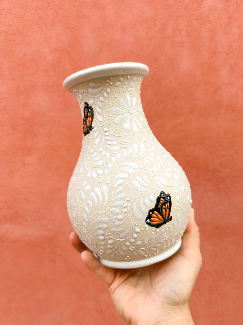 Florero Mariposa Monarca - PREVENTA (6 a 12 SEMANAS)