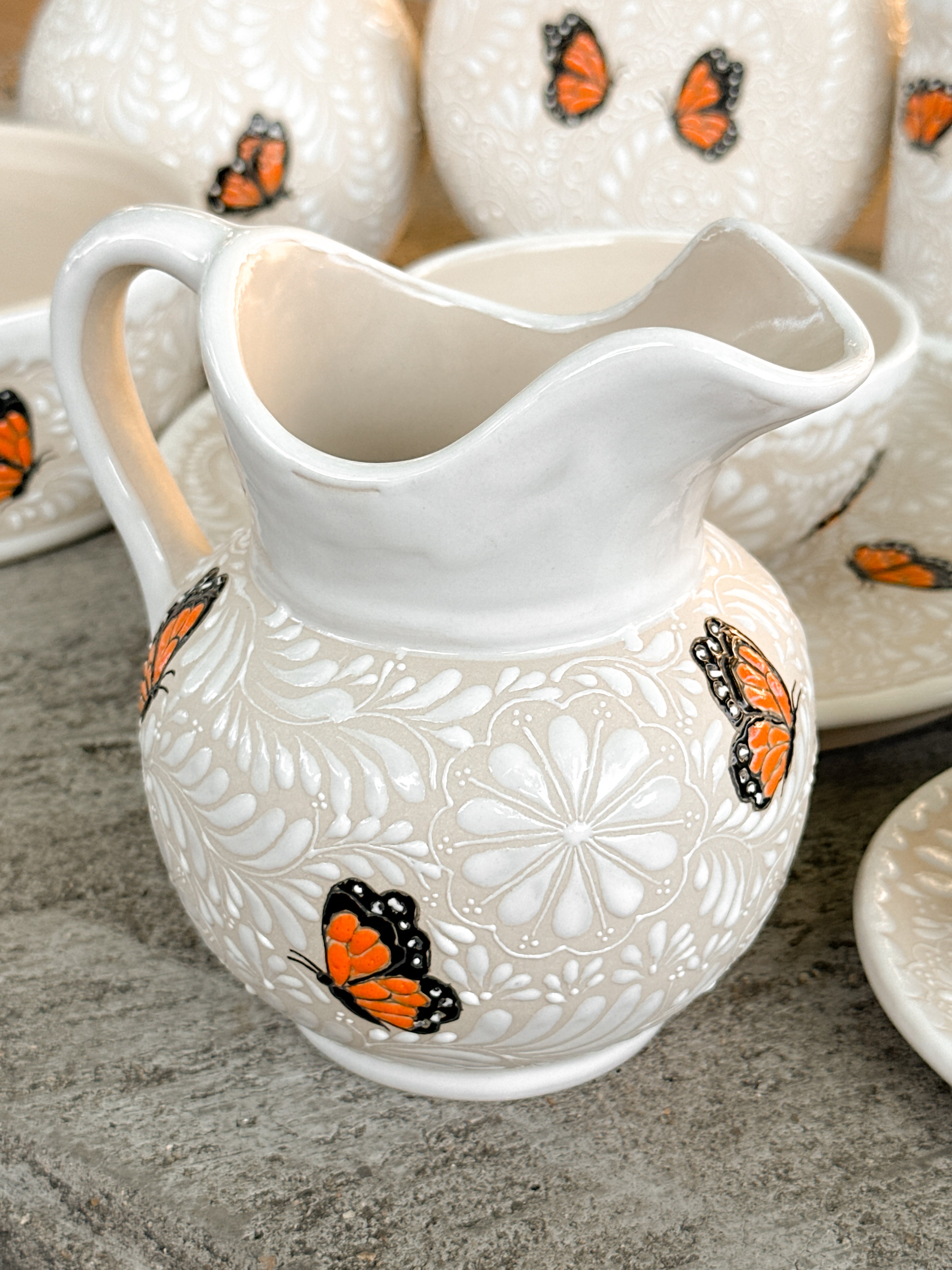 Jarra Multiusos Mariposa Monarca - PREVENTA (6 a 12 SEMANAS)