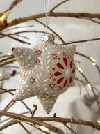 "Piñatas Mexicanas" Esfera de Navidad Blanca PREVENTA (6 a 12 SEMANAS)
