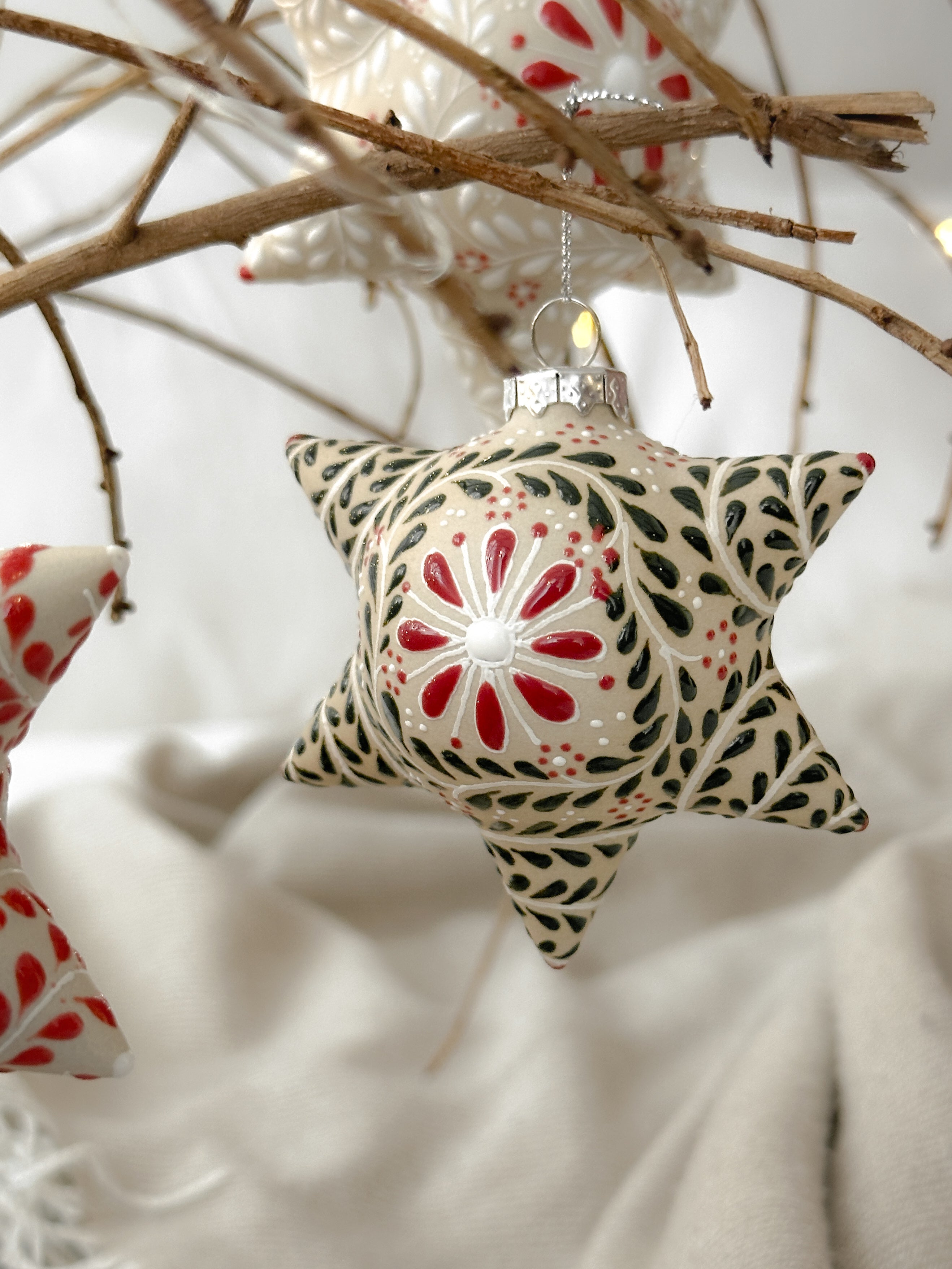 "Piñatas Mexicanas" Esfera de Navidad Verde