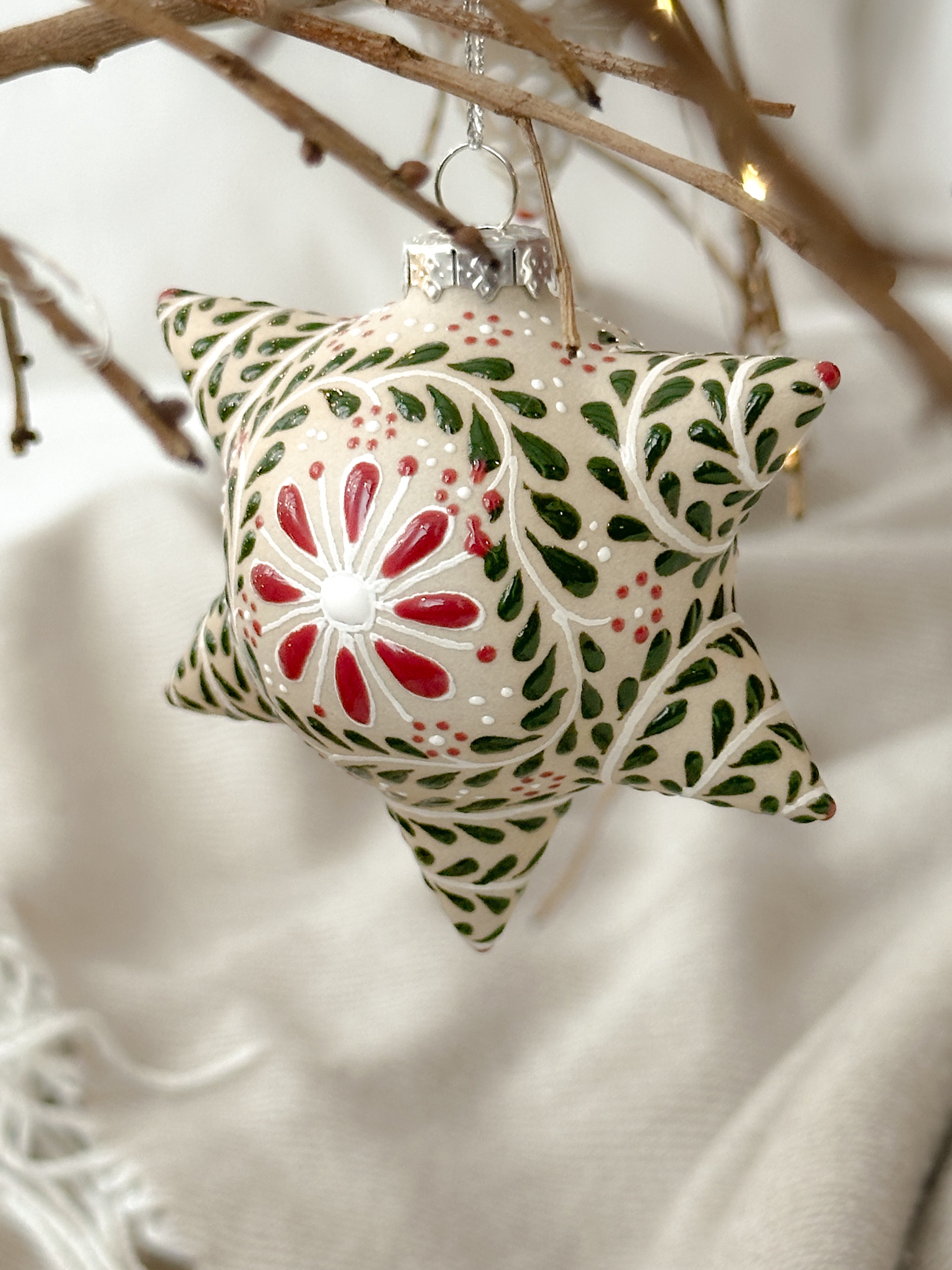 "Piñatas Mexicanas" Esfera de Navidad Verde