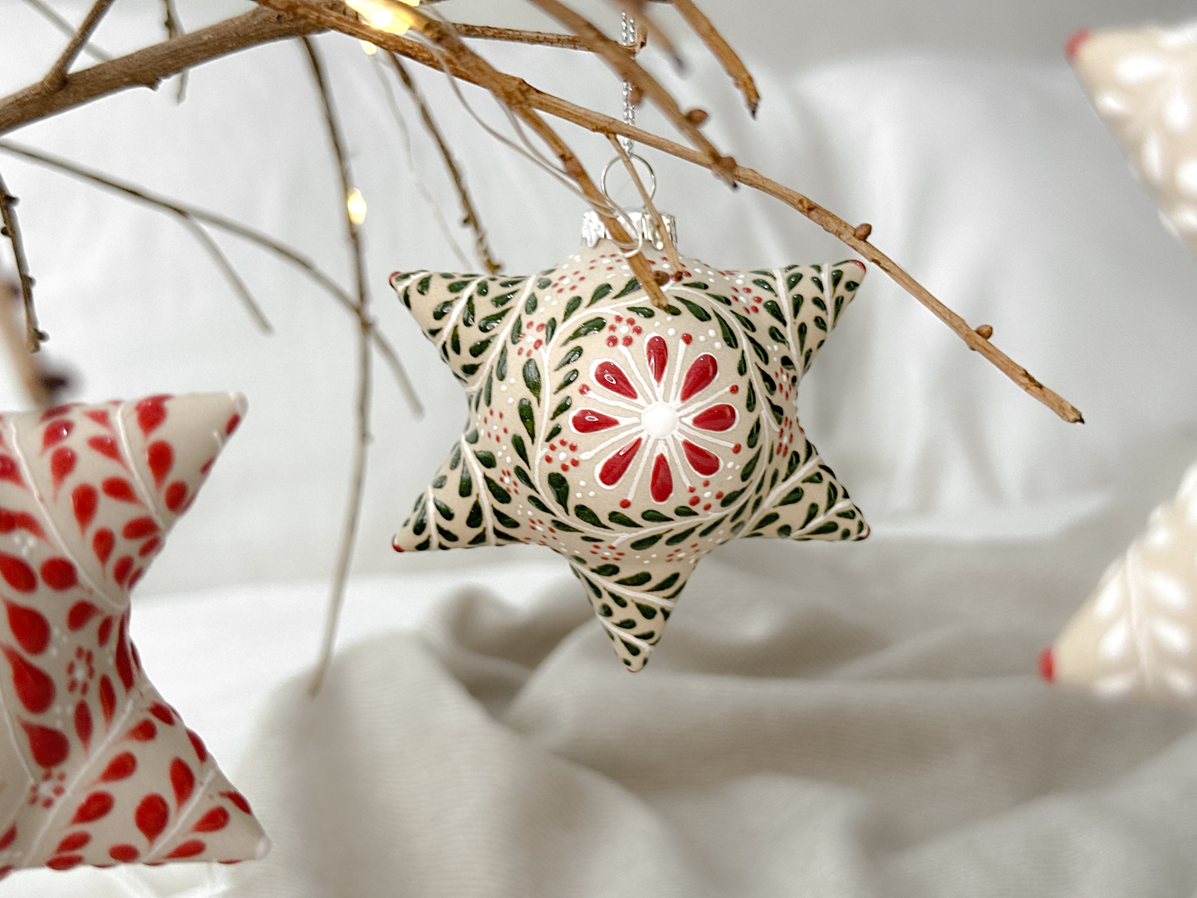 "Piñatas Mexicanas" Esfera de Navidad Verde