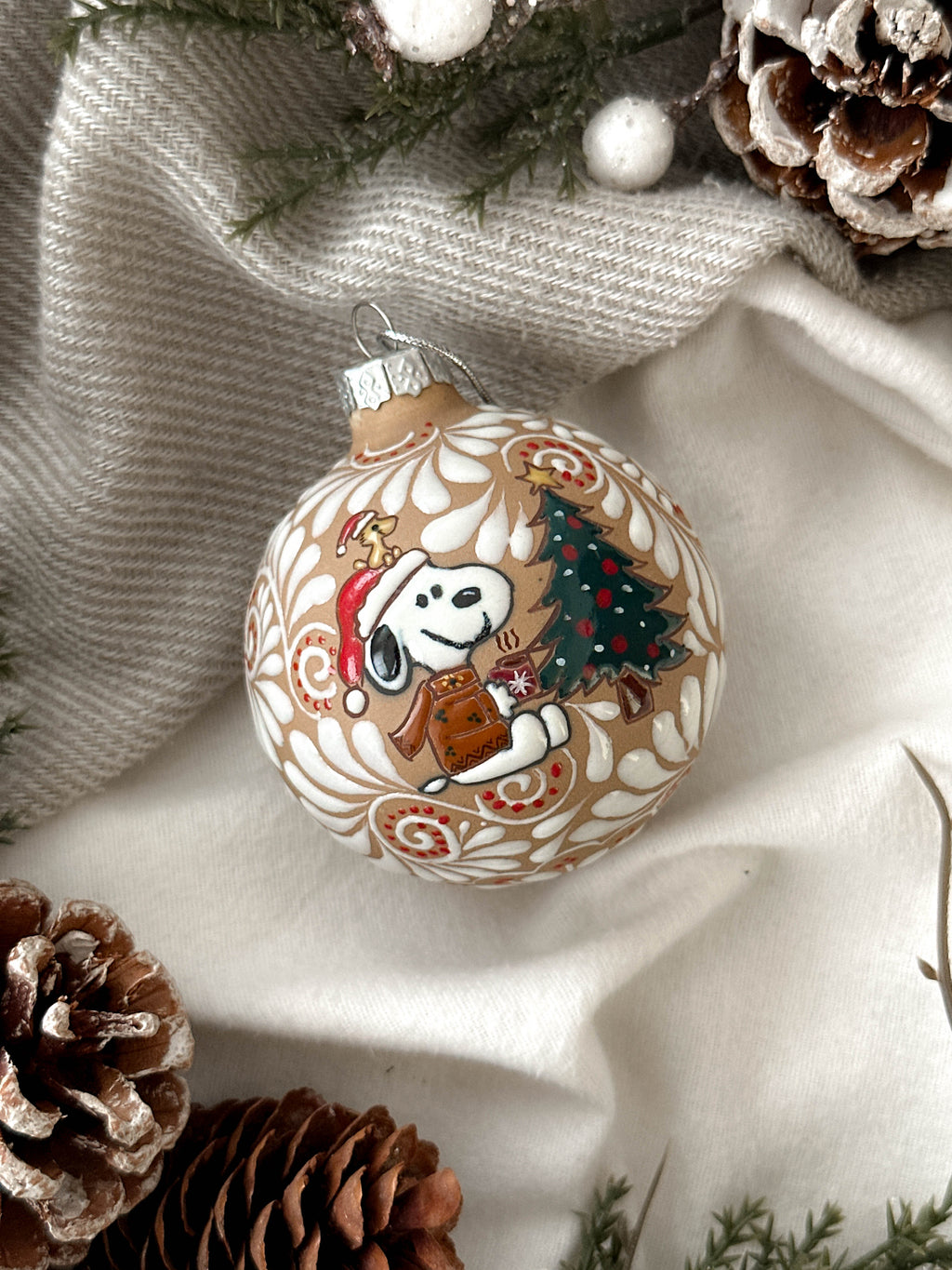 "Arbol Snoopy" Esfera de Navidad PREVENTA (ENVÍOS 5 DIC)