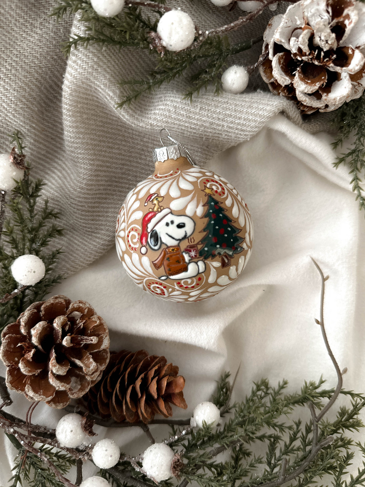 "Arbol Snoopy" Esfera de Navidad PREVENTA (ENVÍOS 5 DIC)