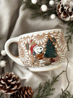 "Navidad Snoopy" Set de 2 Tazas PREVENTA (ENVÍOS 5 DIC)