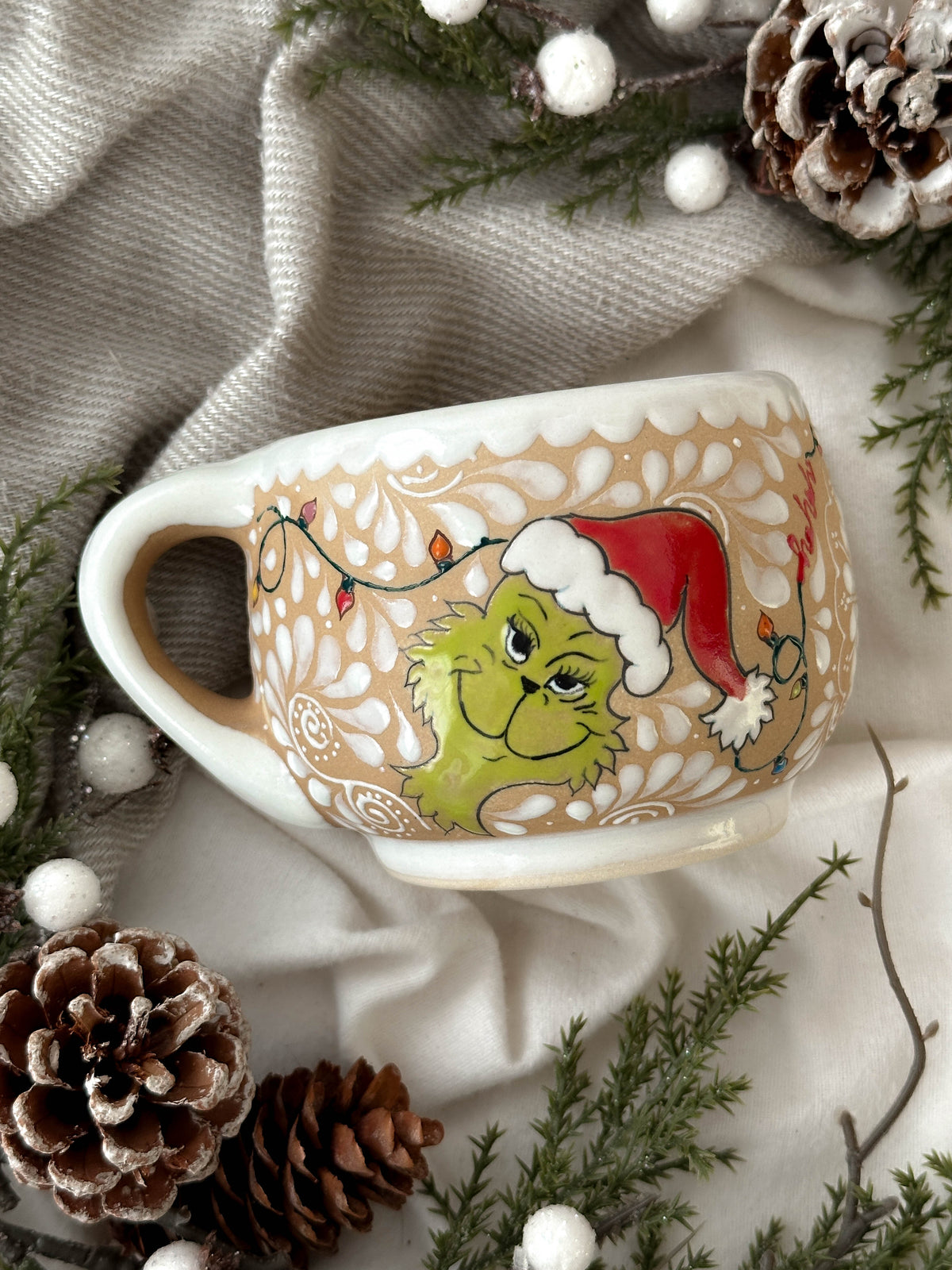 "Grinch" Set de 2 Tazas PREVENTA (ENVÍOS 5 DIC)