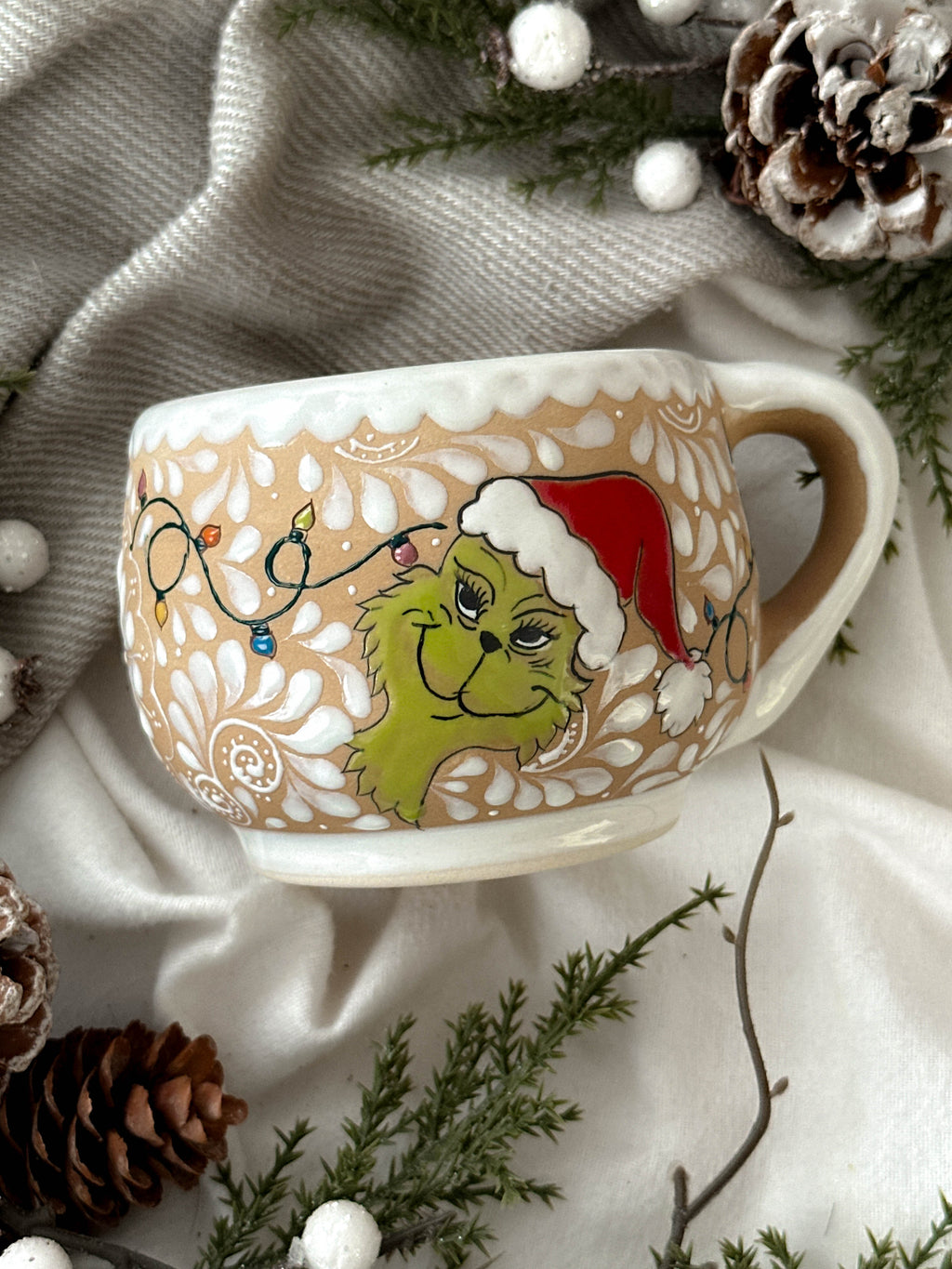 "Grinch" Set de 2 Tazas PREVENTA (ENVÍOS 5 DIC)