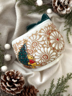 "Navidad Pooh" Set de 2 Tazas PREVENTA (ENVÍOS 5 DIC)